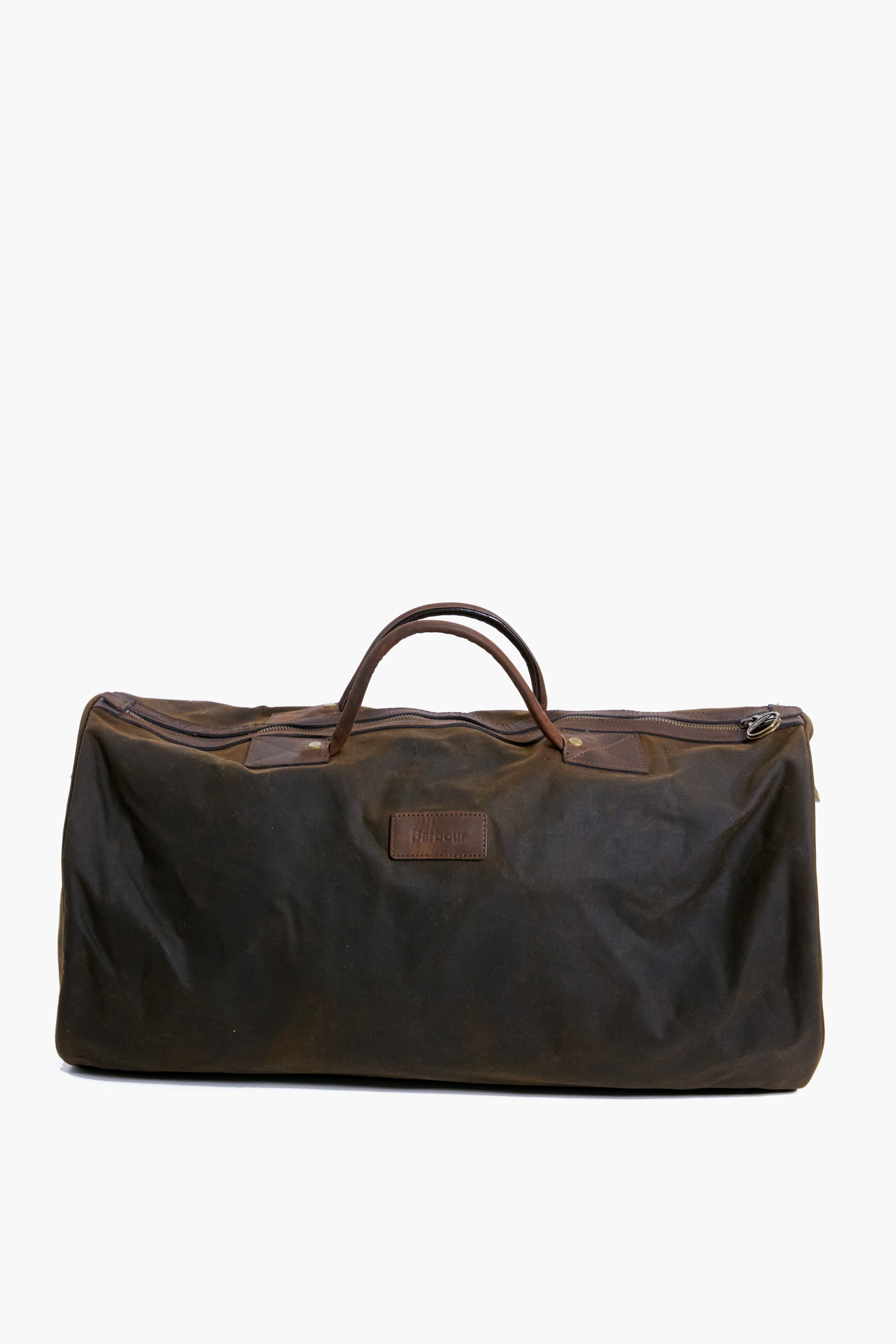Olive Wax Holdall-Beilave