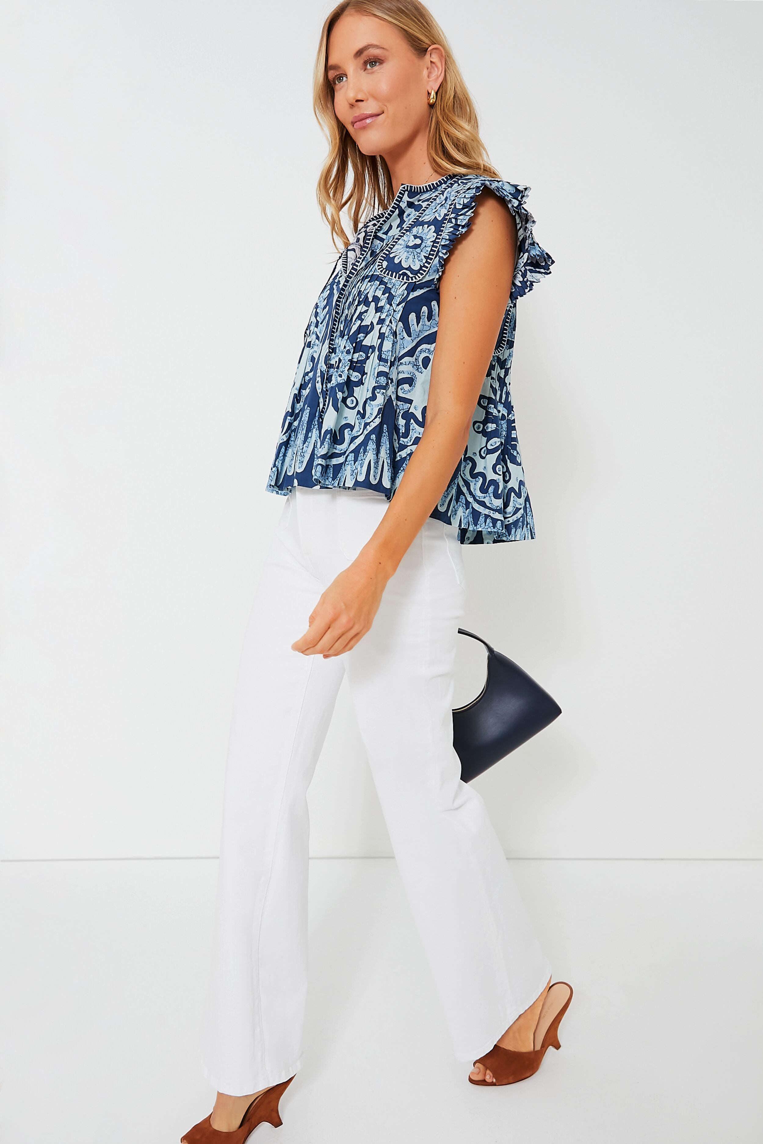 Exclusive Charlough Flutter Sleeve Tank-Beilave