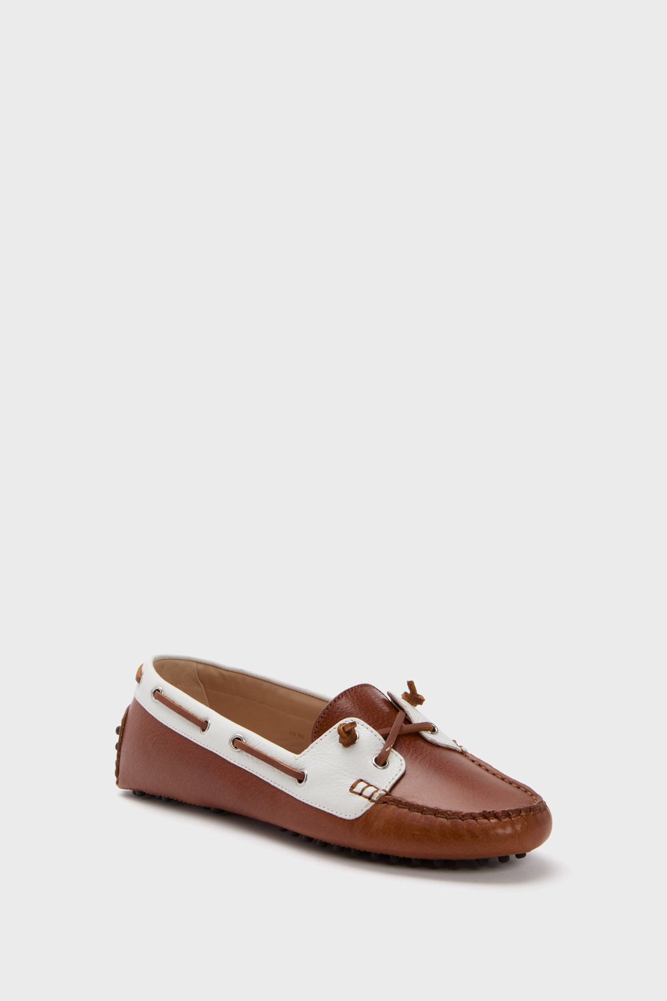 Whiskey and Coconut Jia Boater Loafers-Beilave