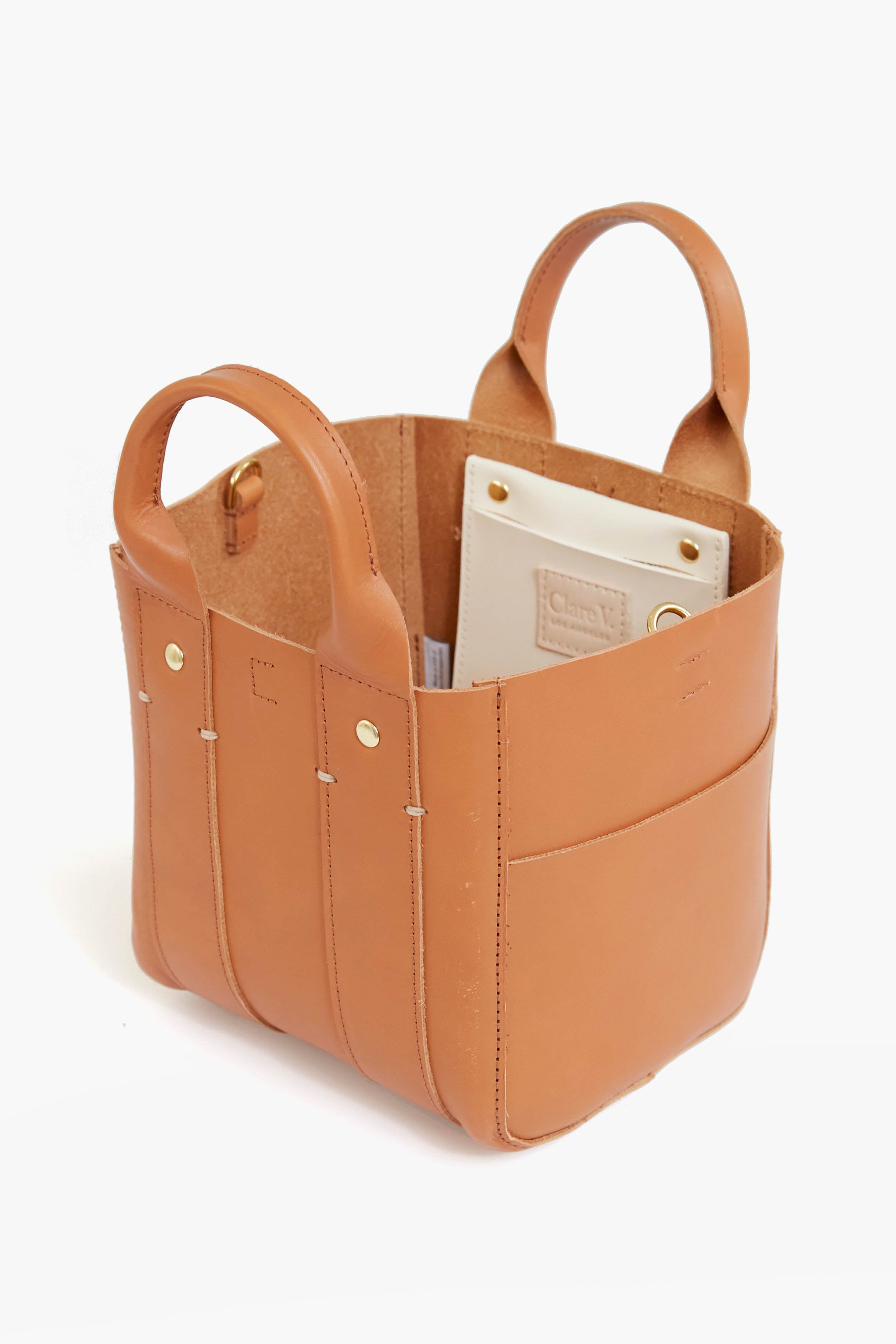 Cuoio Vachetta Petite Box Tote-Beilave