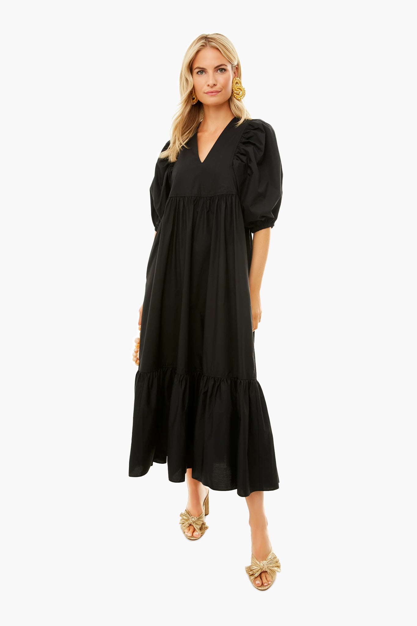 Onyx Palmer Dress-Beilave