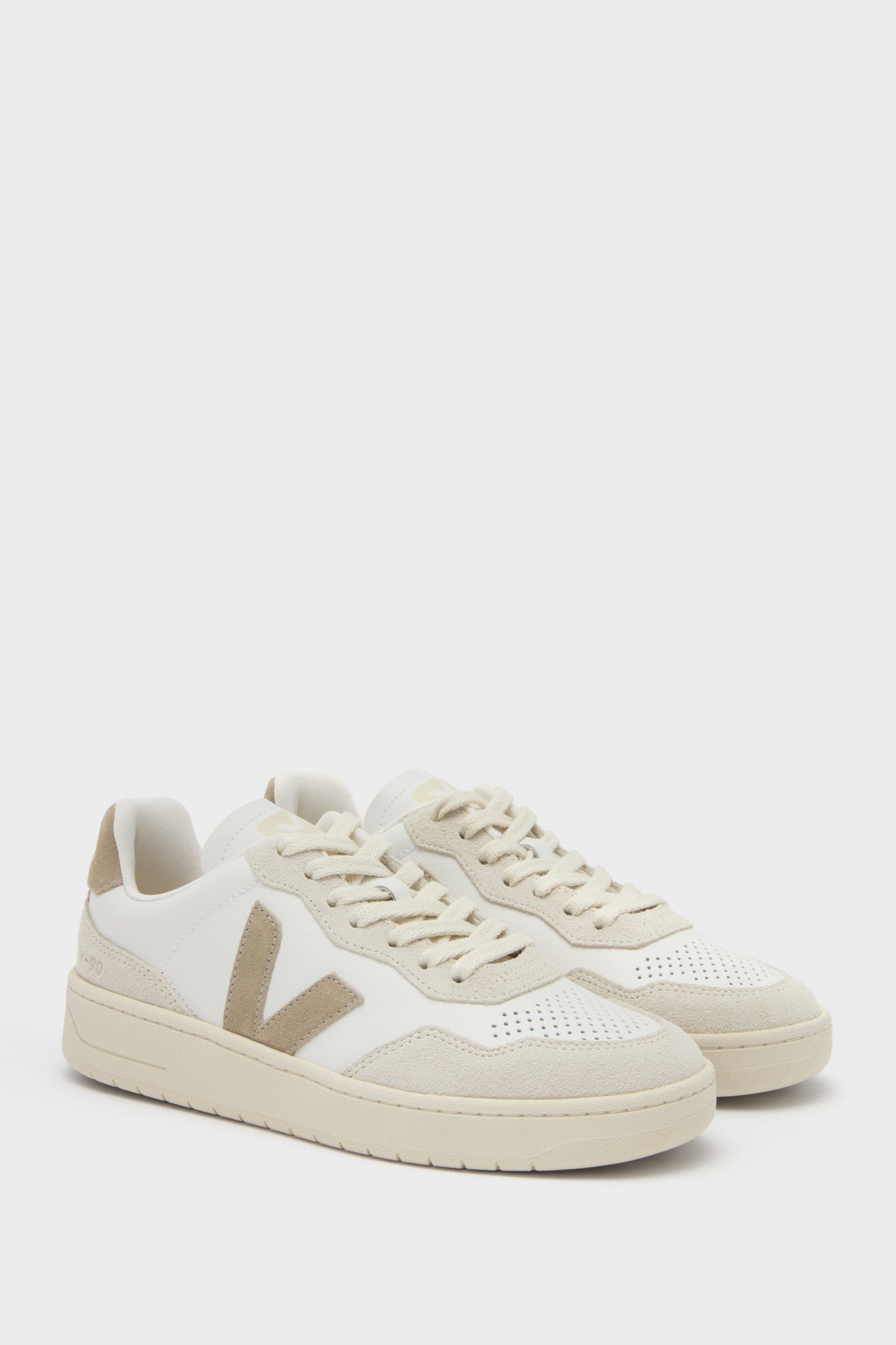 White Taupe V-90 Sneakers-Beilave