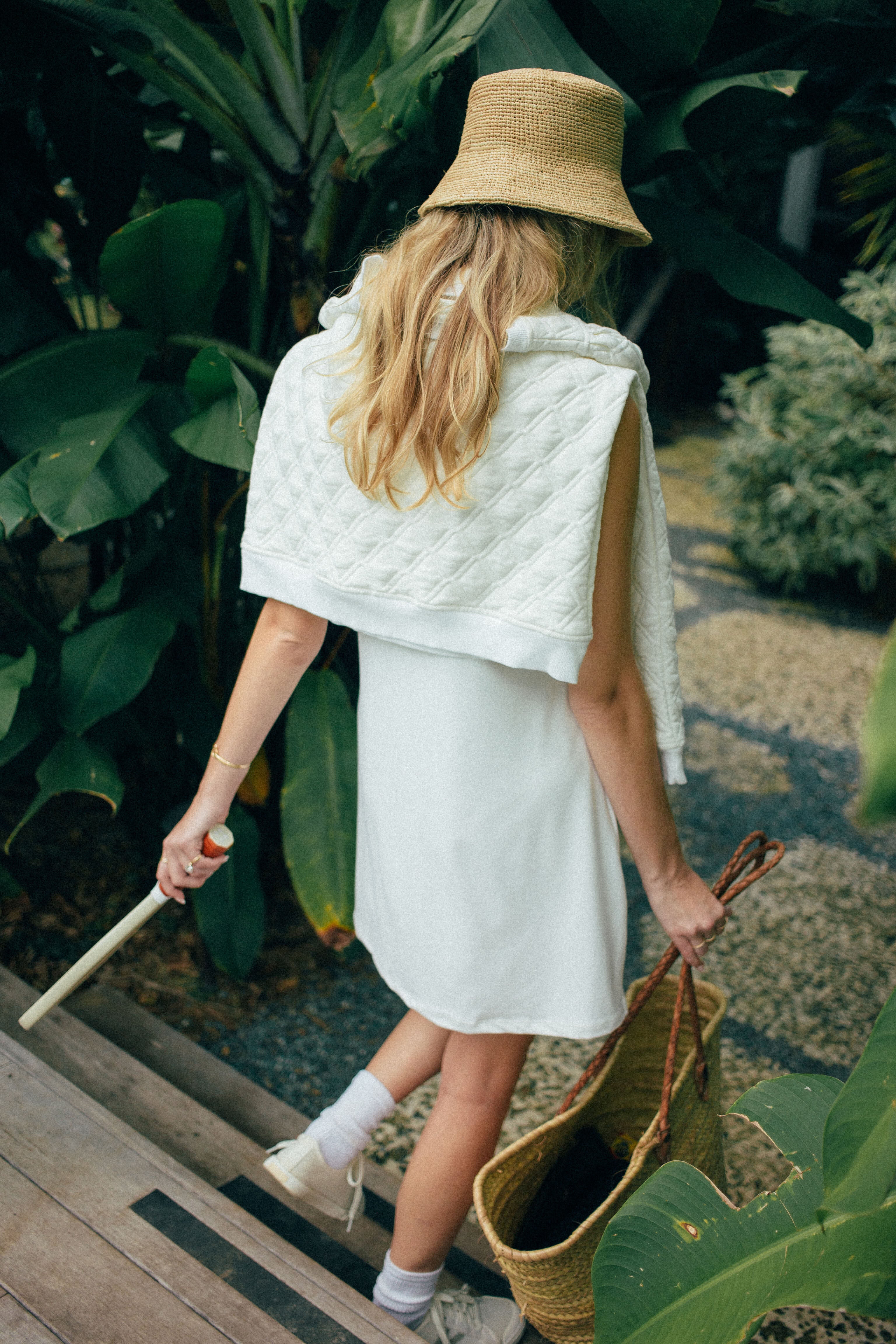 White Ally Swing Sweatshirt-Beilave