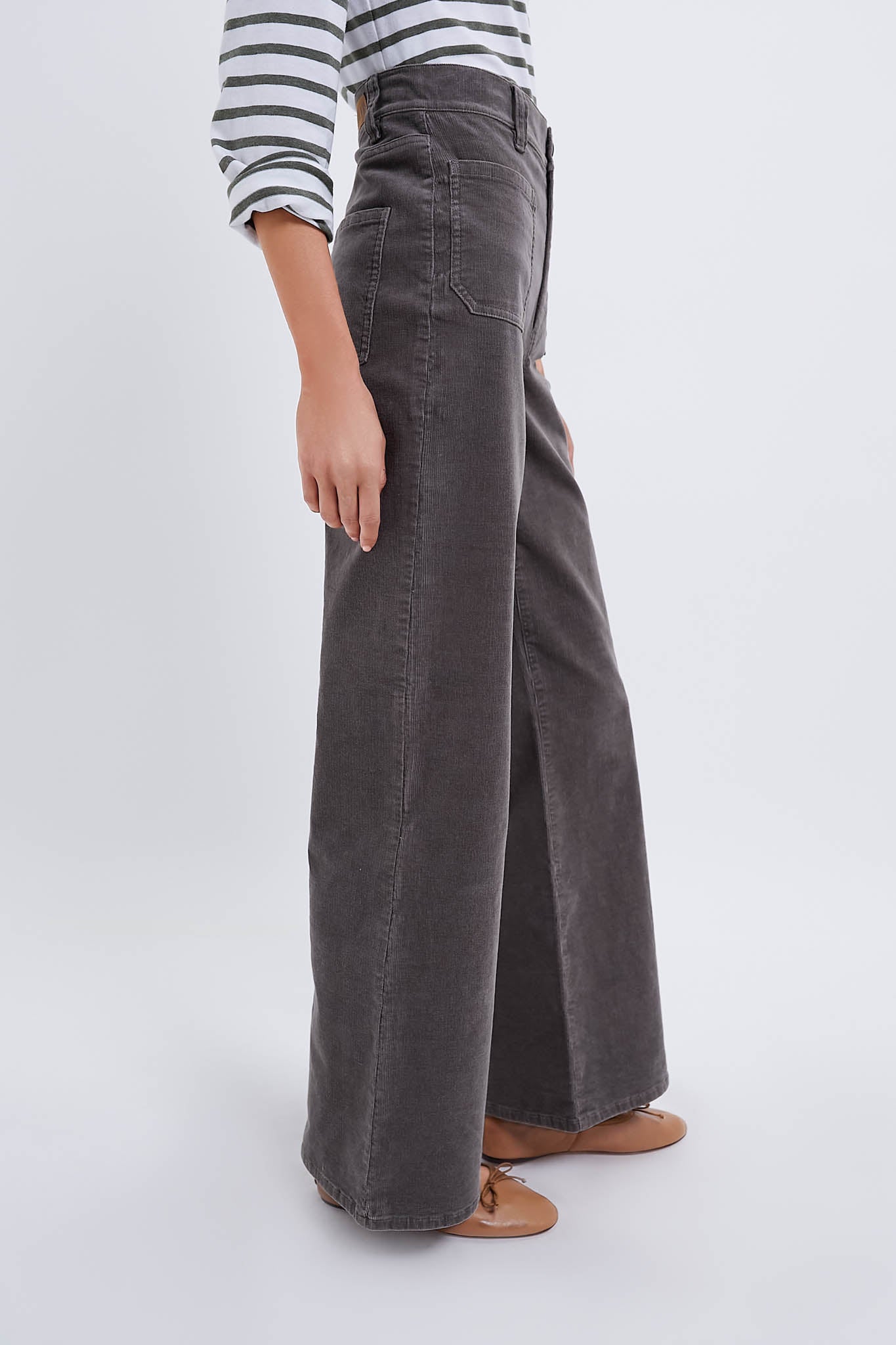 Sandwashed Dusk Corduroy Virginia Wideleg-Beilave
