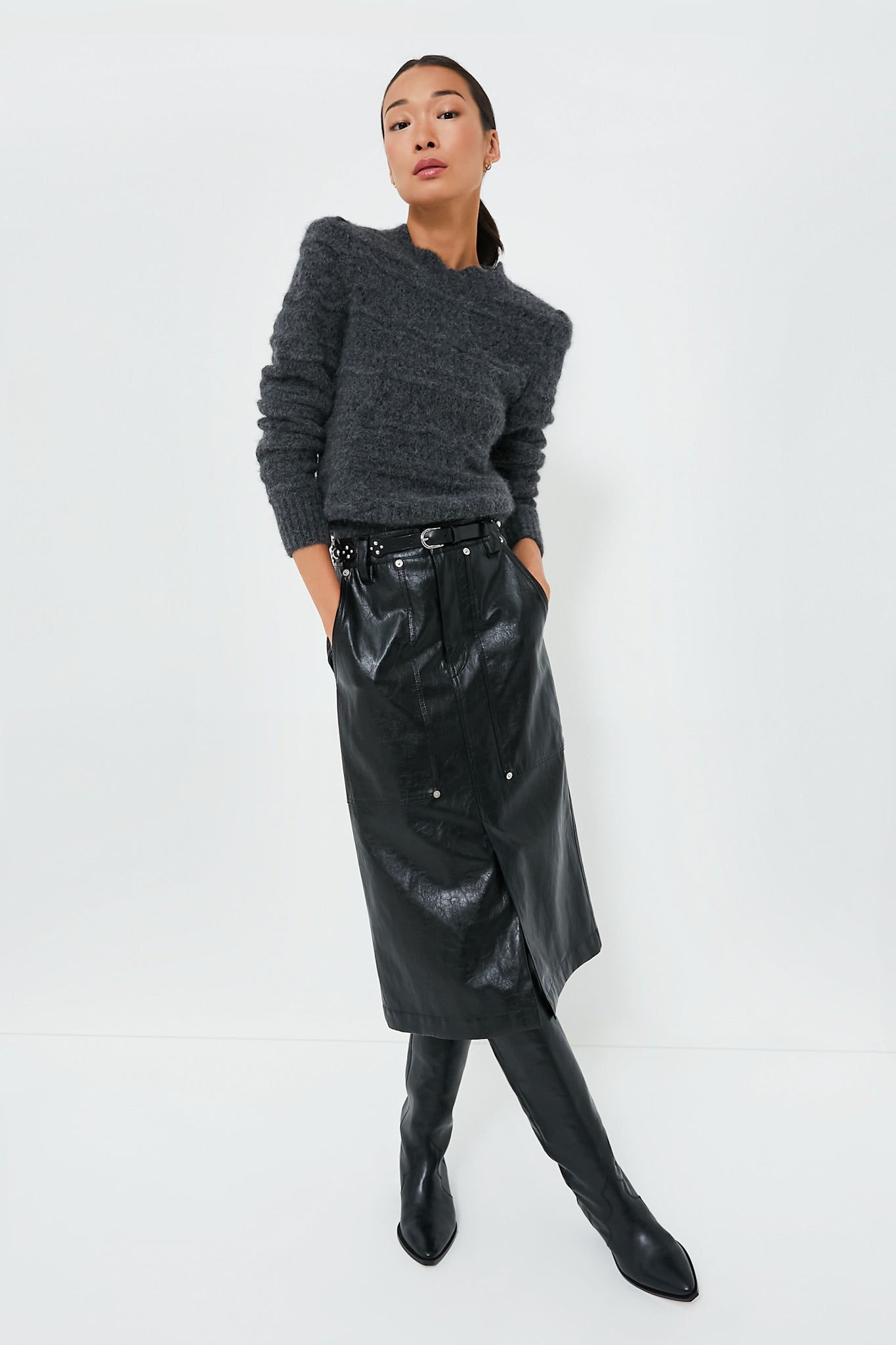 Dark Grey Othona Sweater-Beilave