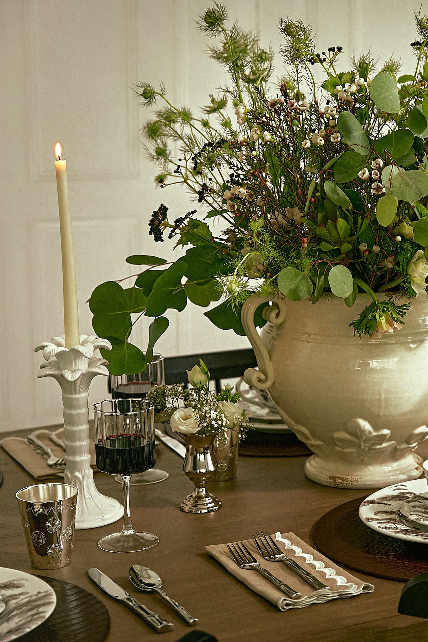 Silver Bud Vases Set of 5-Beilave