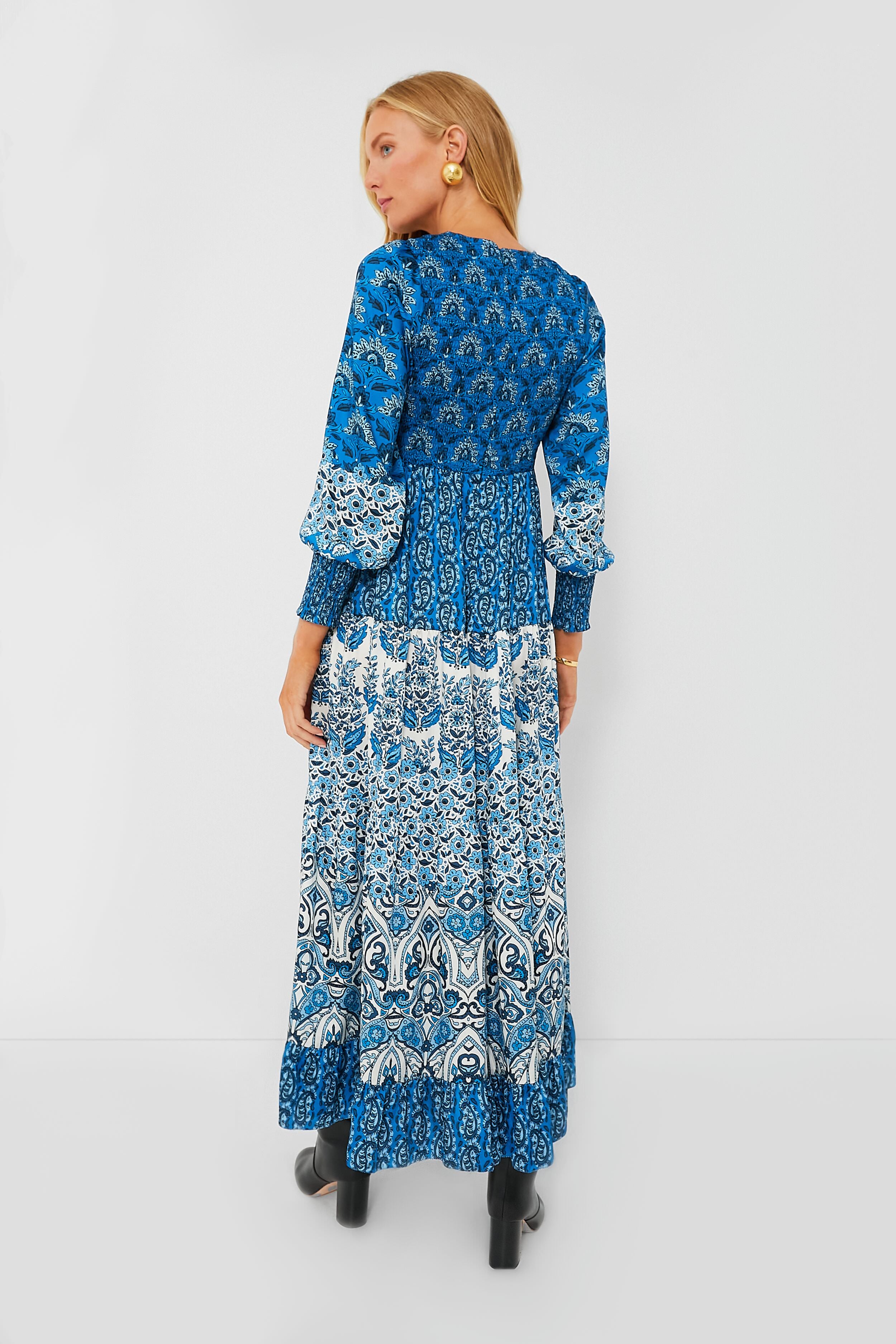 Dewberry Blues Libby Dress-Beilave