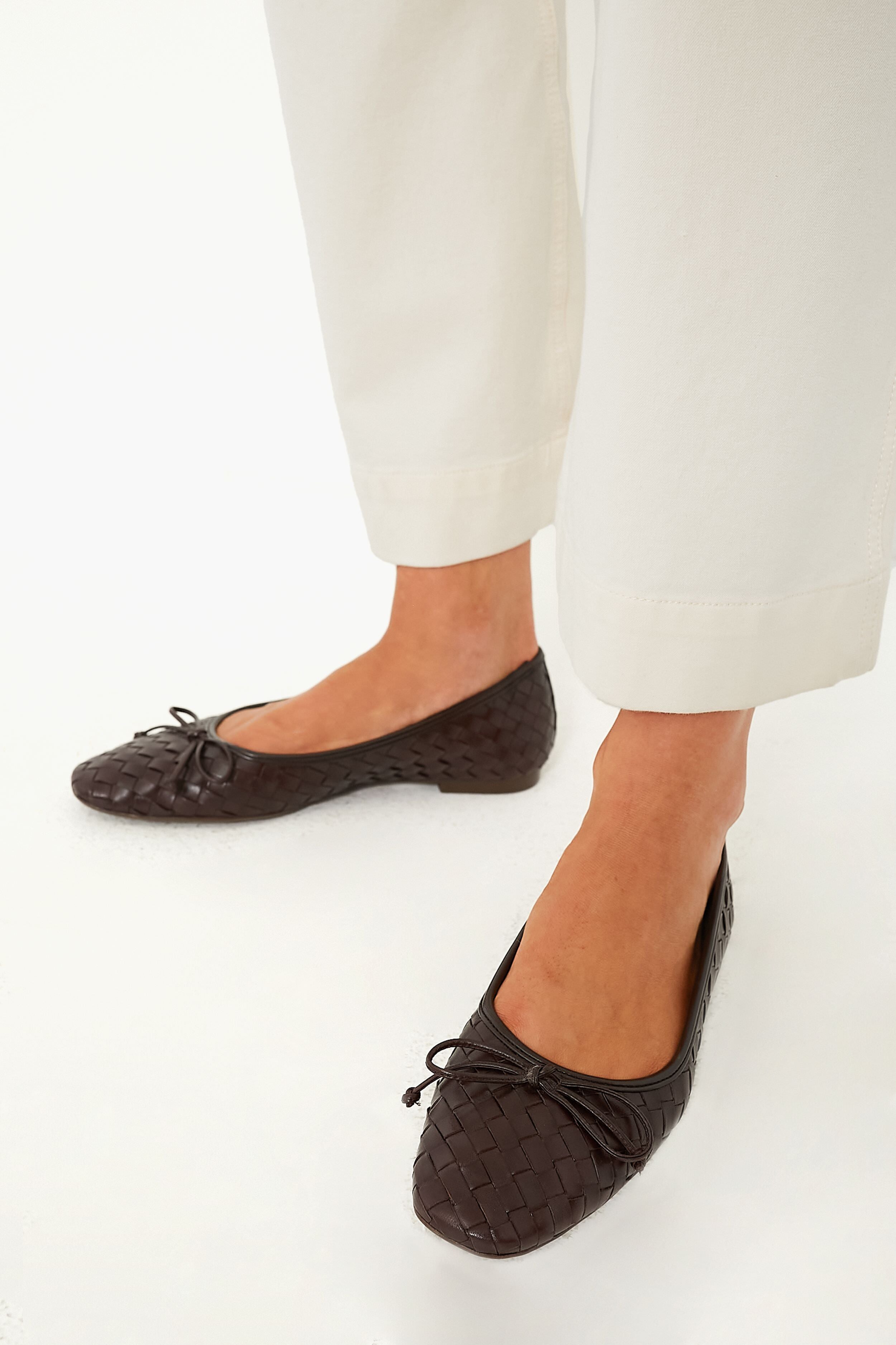 Dark Chocolate Arissa Flats-Beilave