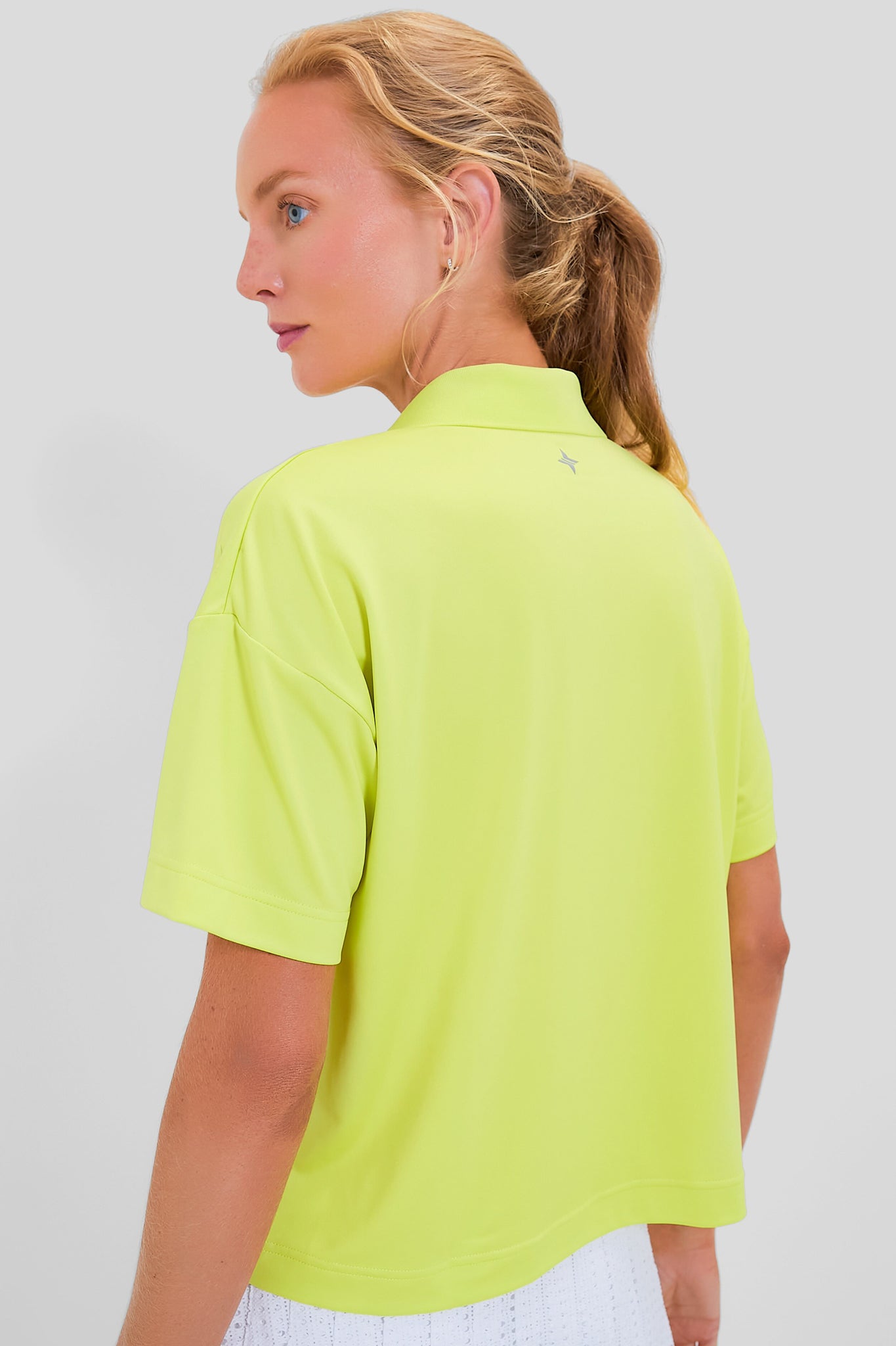 Citron Cropped Caroline Polo-Beilave