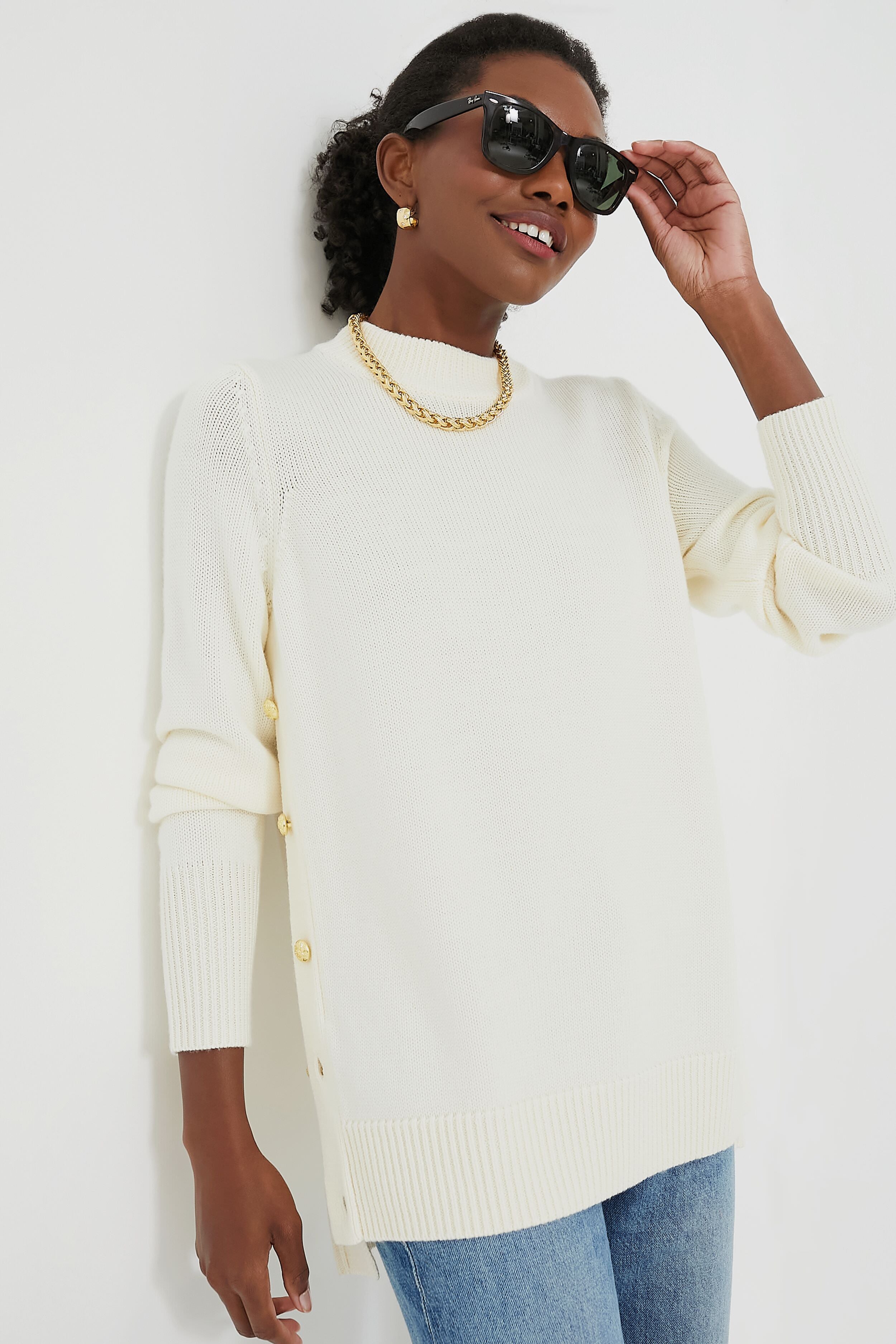 Winter White Bexley Sweater-Beilave