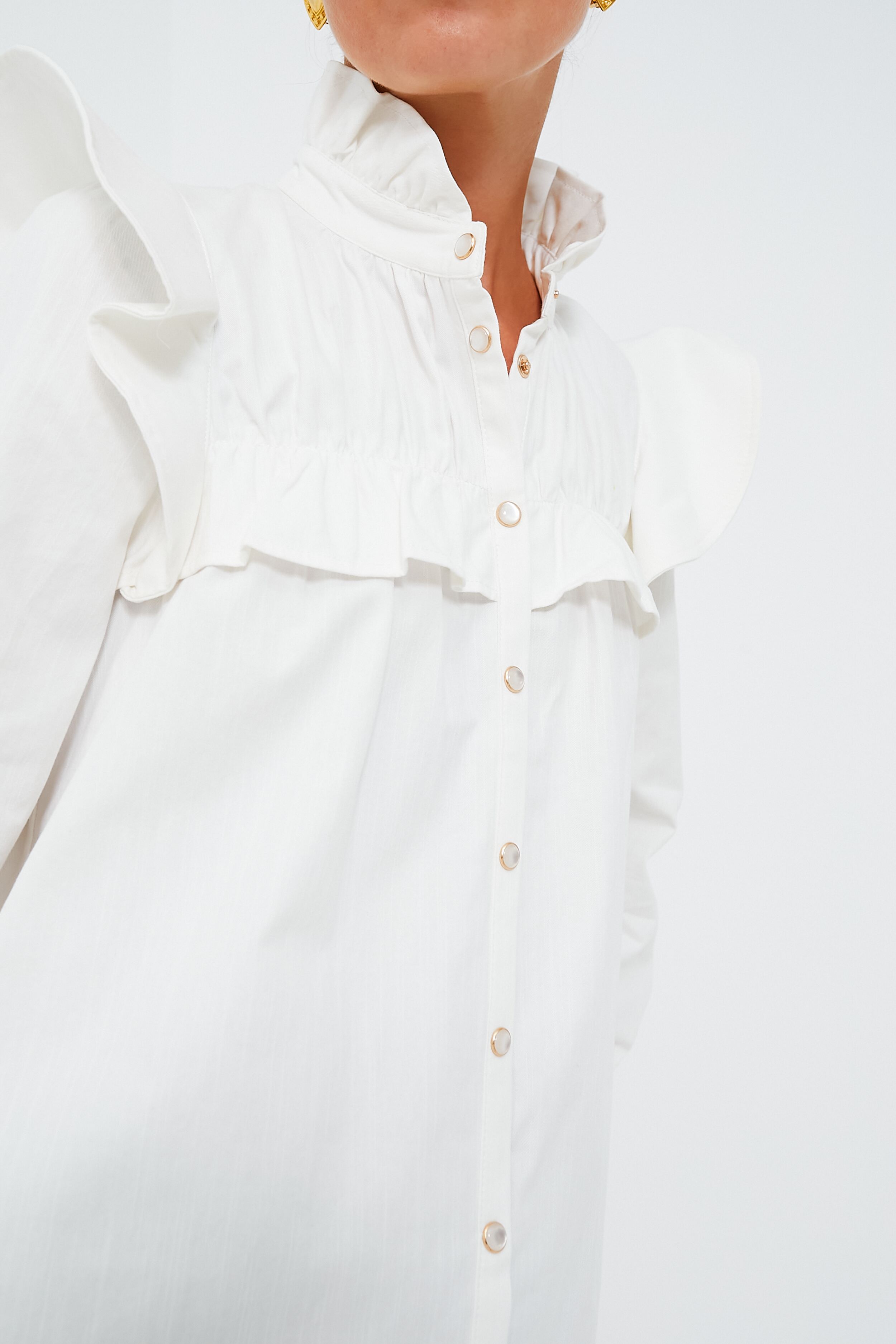 White Winnie Blouse-Beilave