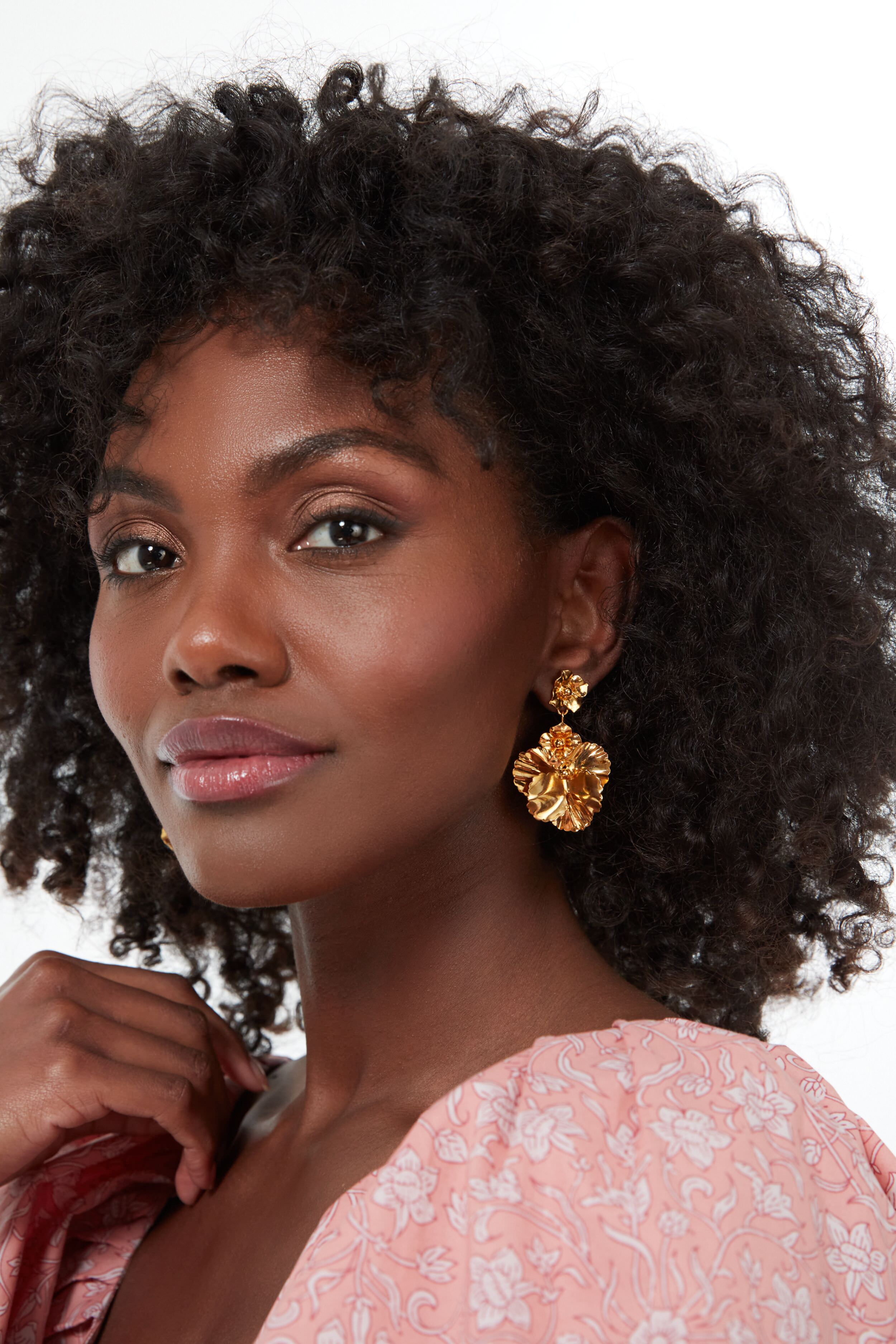 Gold Samara Earrings-Beilave