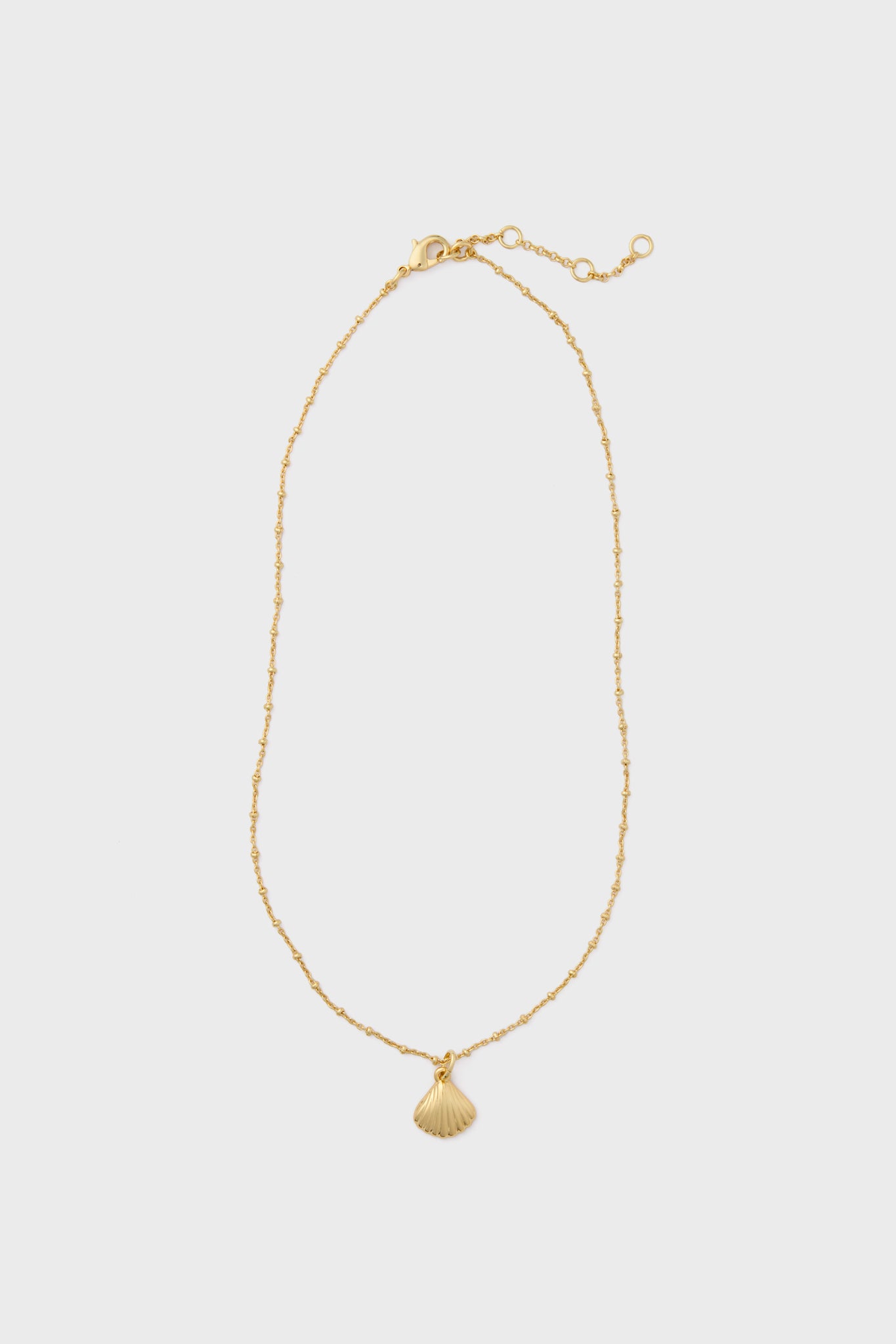 Gold Shell Bridget Necklace-Beilave