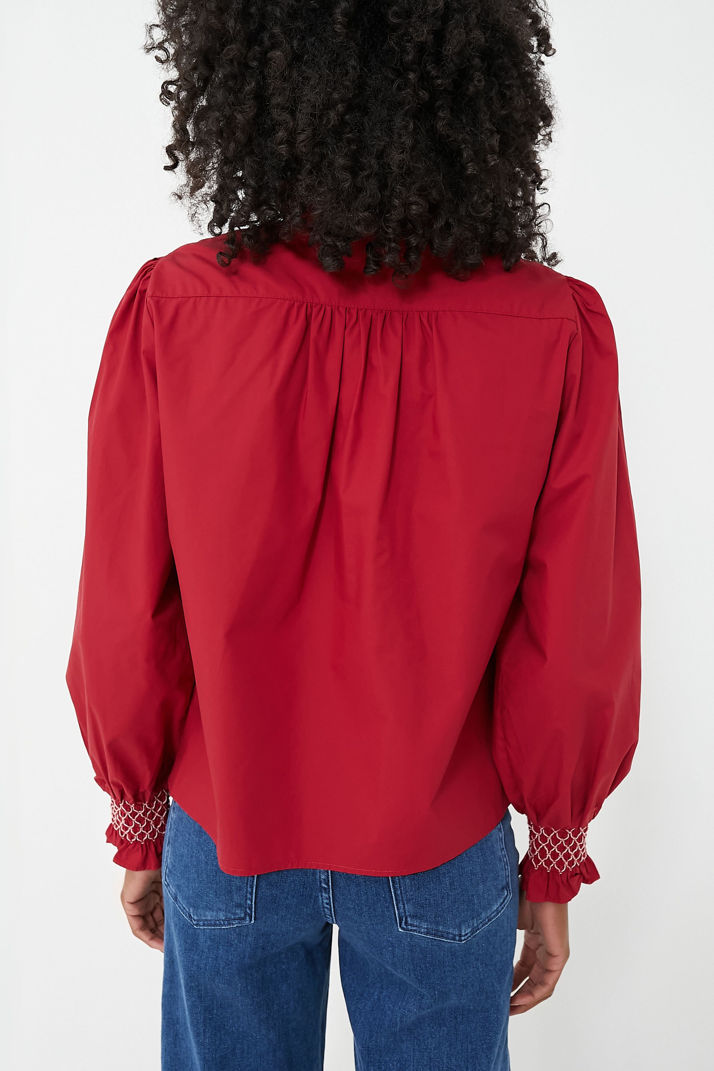 Wine Nicole Shirt Long Sleeve-Beilave