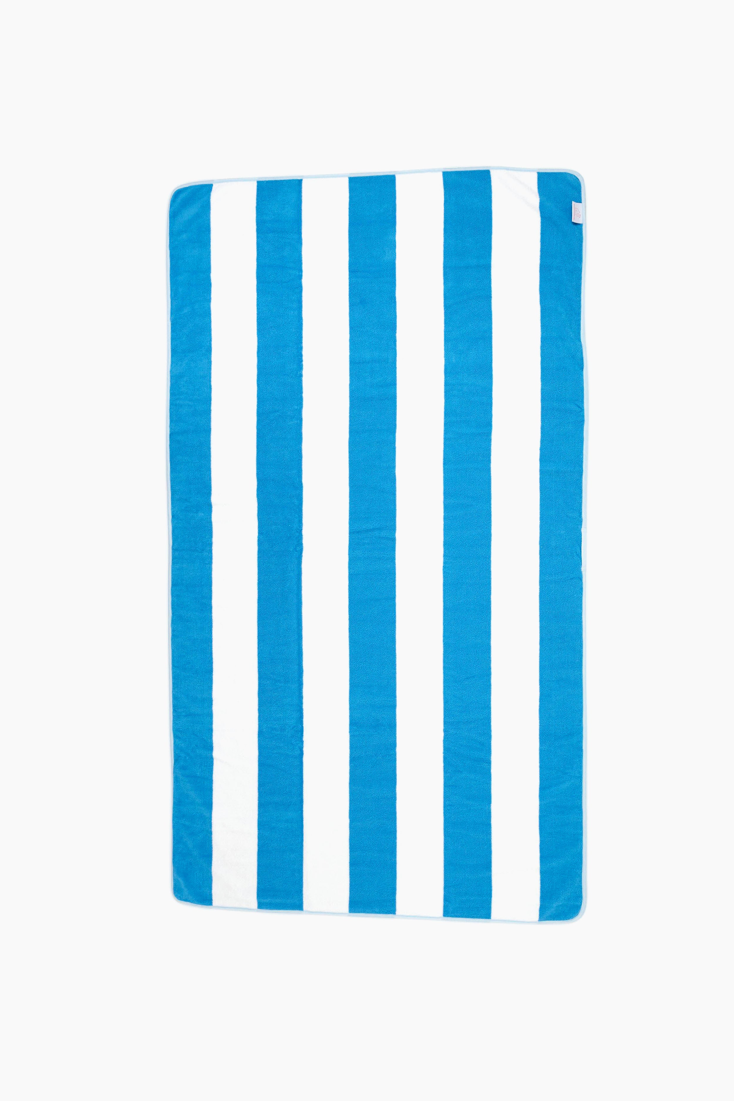 Royal Blue Stripe Beach Towel-Beilave