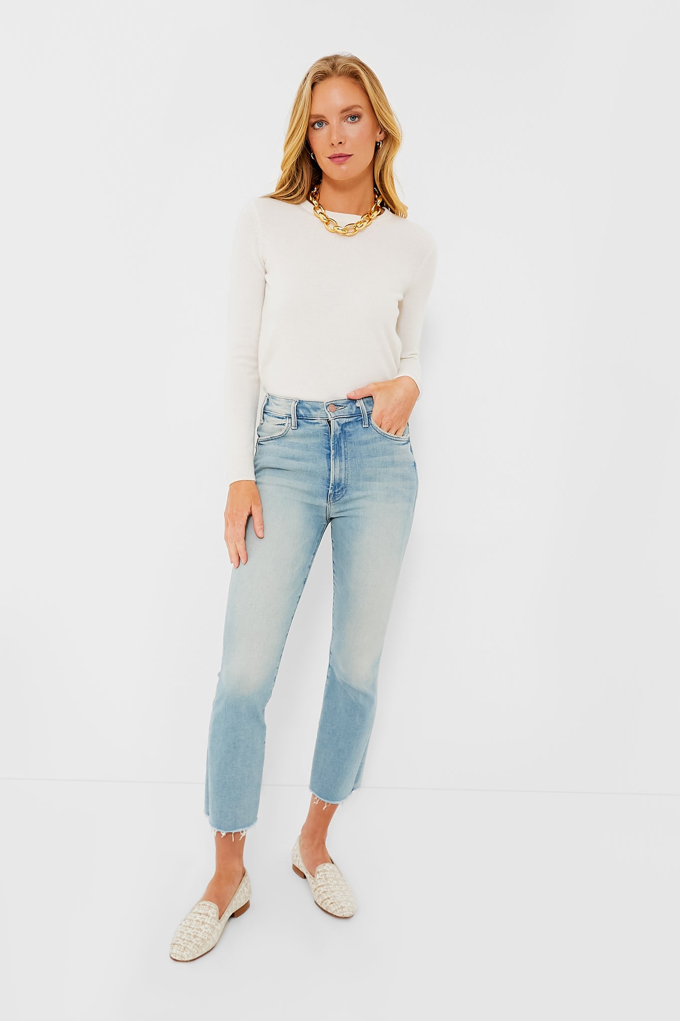 Gold Hendrix Chunky Chain Necklace-Beilave