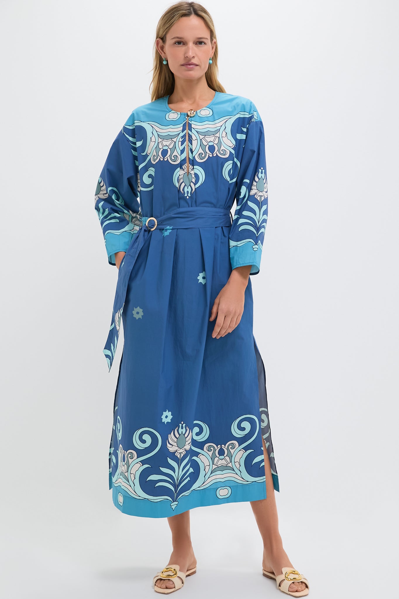 Blue Tiles Inae Dress-Beilave