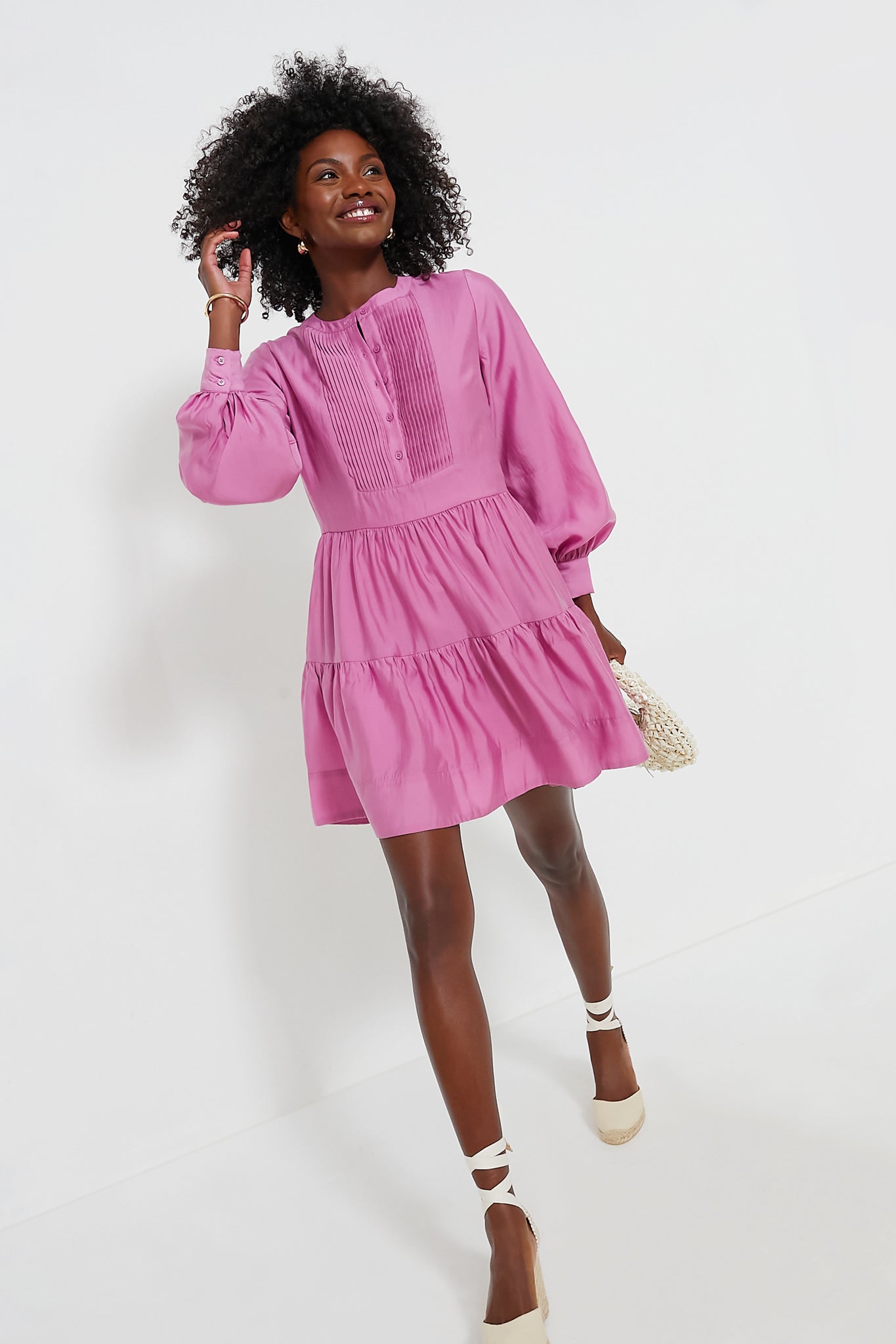 Pink Amie Mini Dress-Beilave