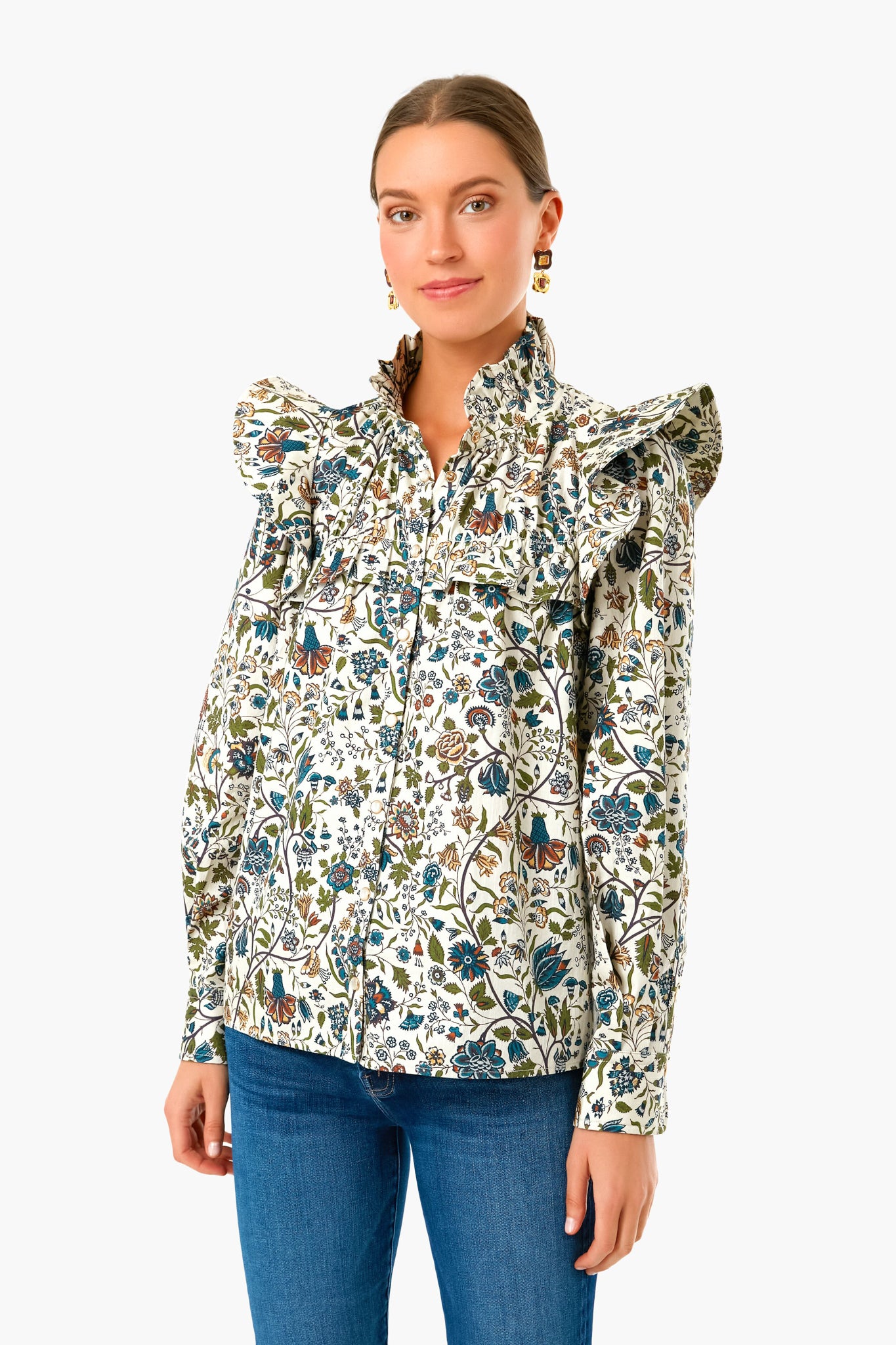 Wildwood Chintz Winnie Blouse-Beilave