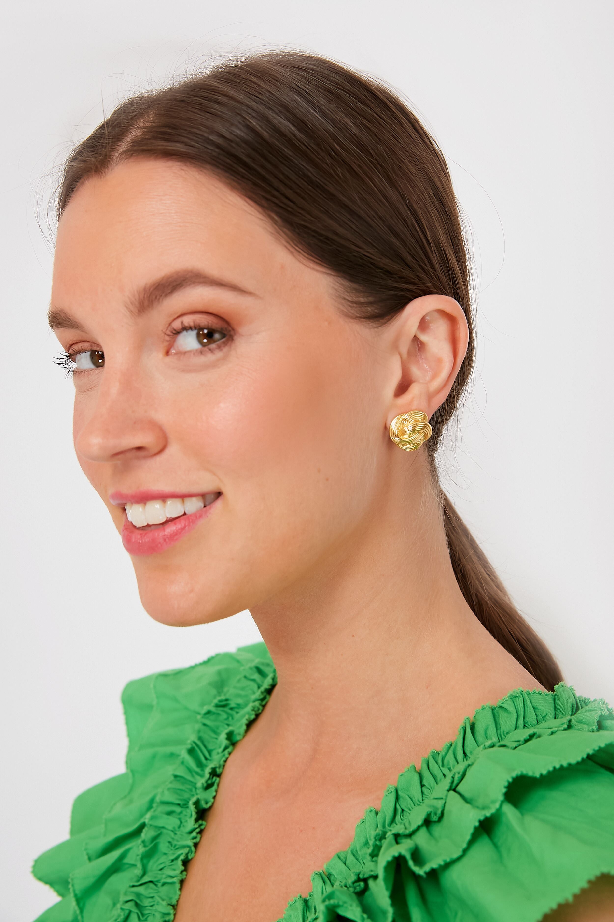 Gold Dianne Studs-Beilave