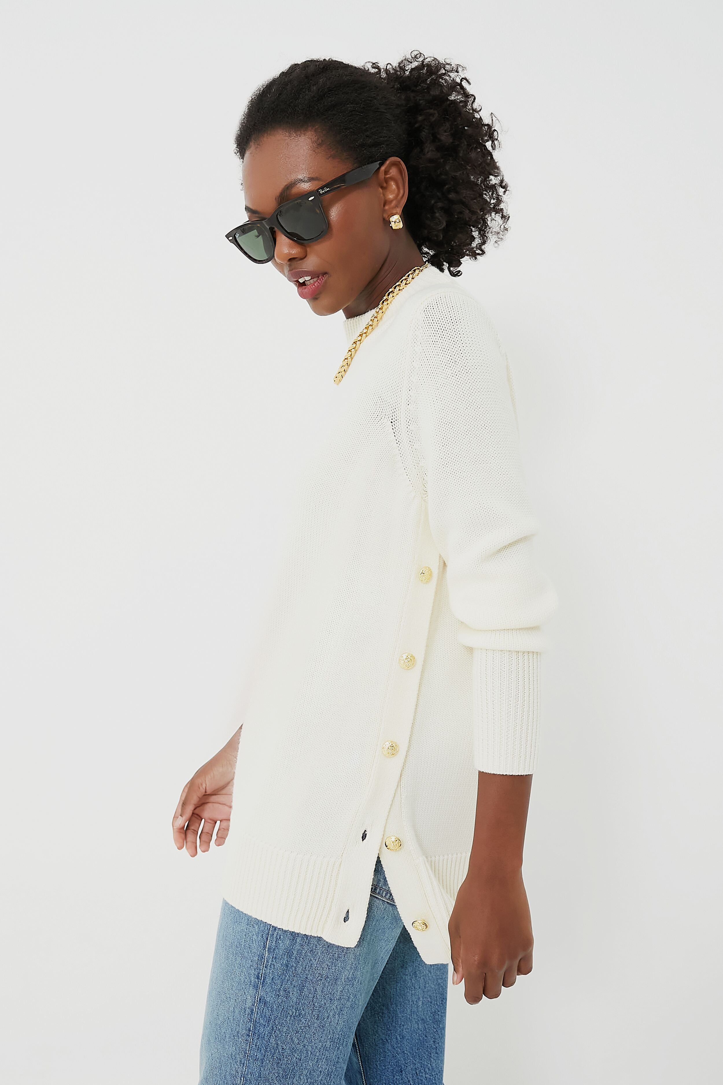 Winter White Bexley Sweater-Beilave