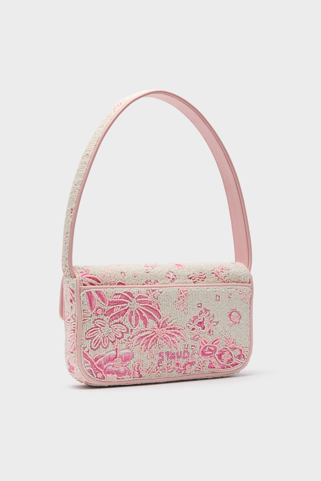 Cherry Blossom Toile Tommy Beaded Bag-Beilave