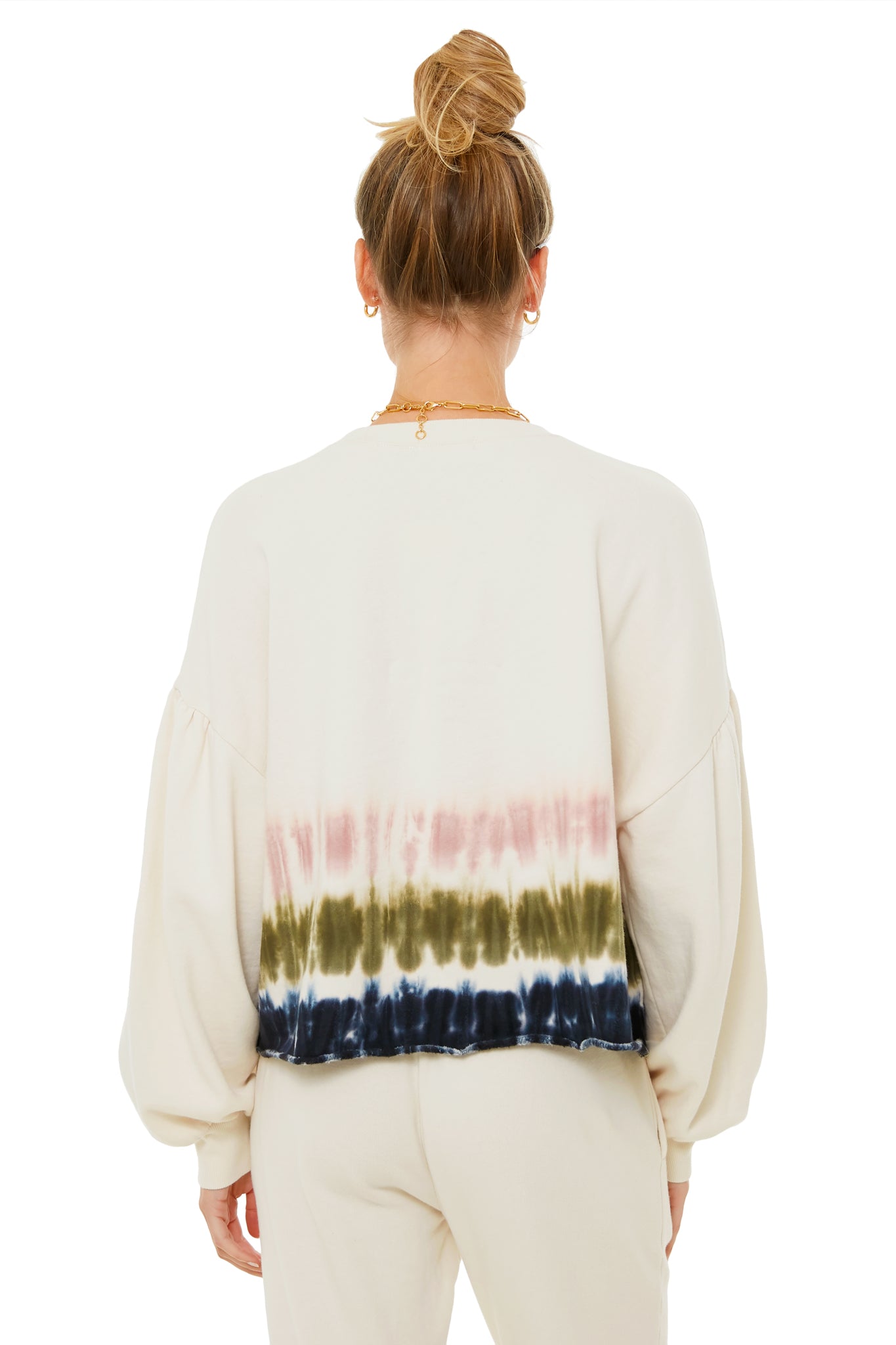 Tempest Stripe Tie Dye Sweatshirt-Beilave