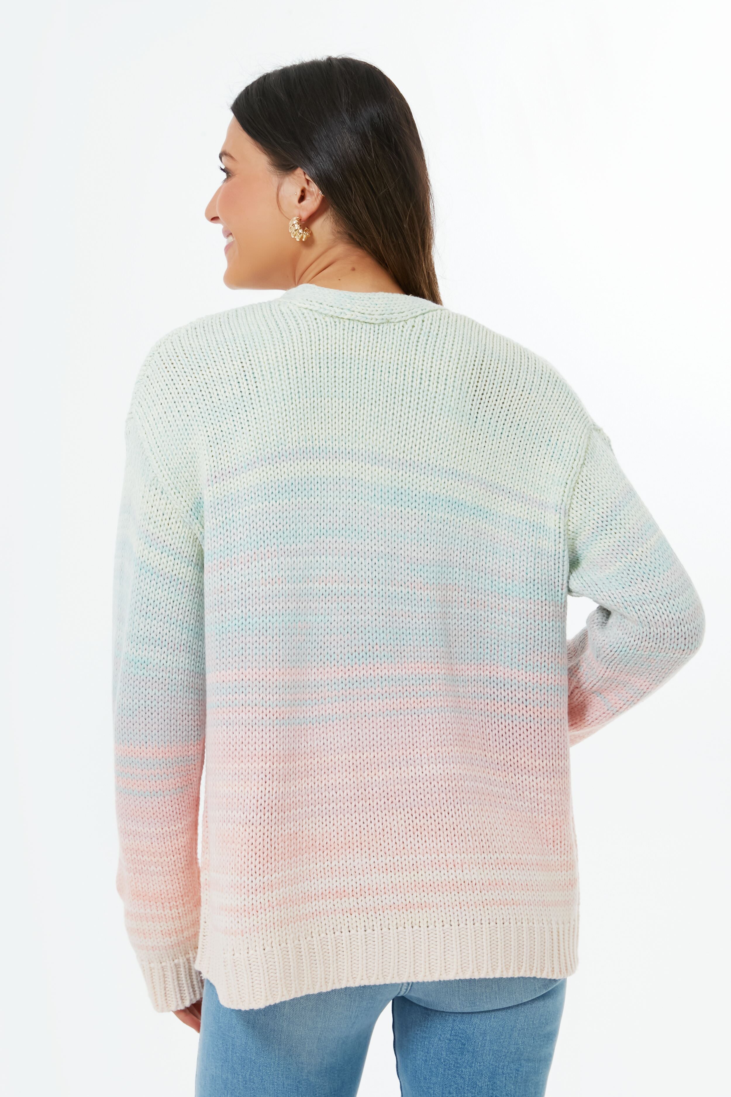 Taffy Multi Ombre Cardigan-Beilave