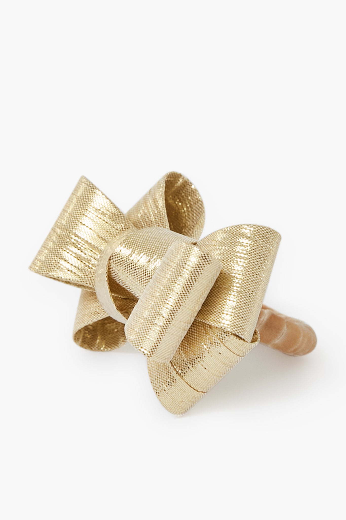 Gold Tuxedo Napkin Ring Set Of 4-Beilave