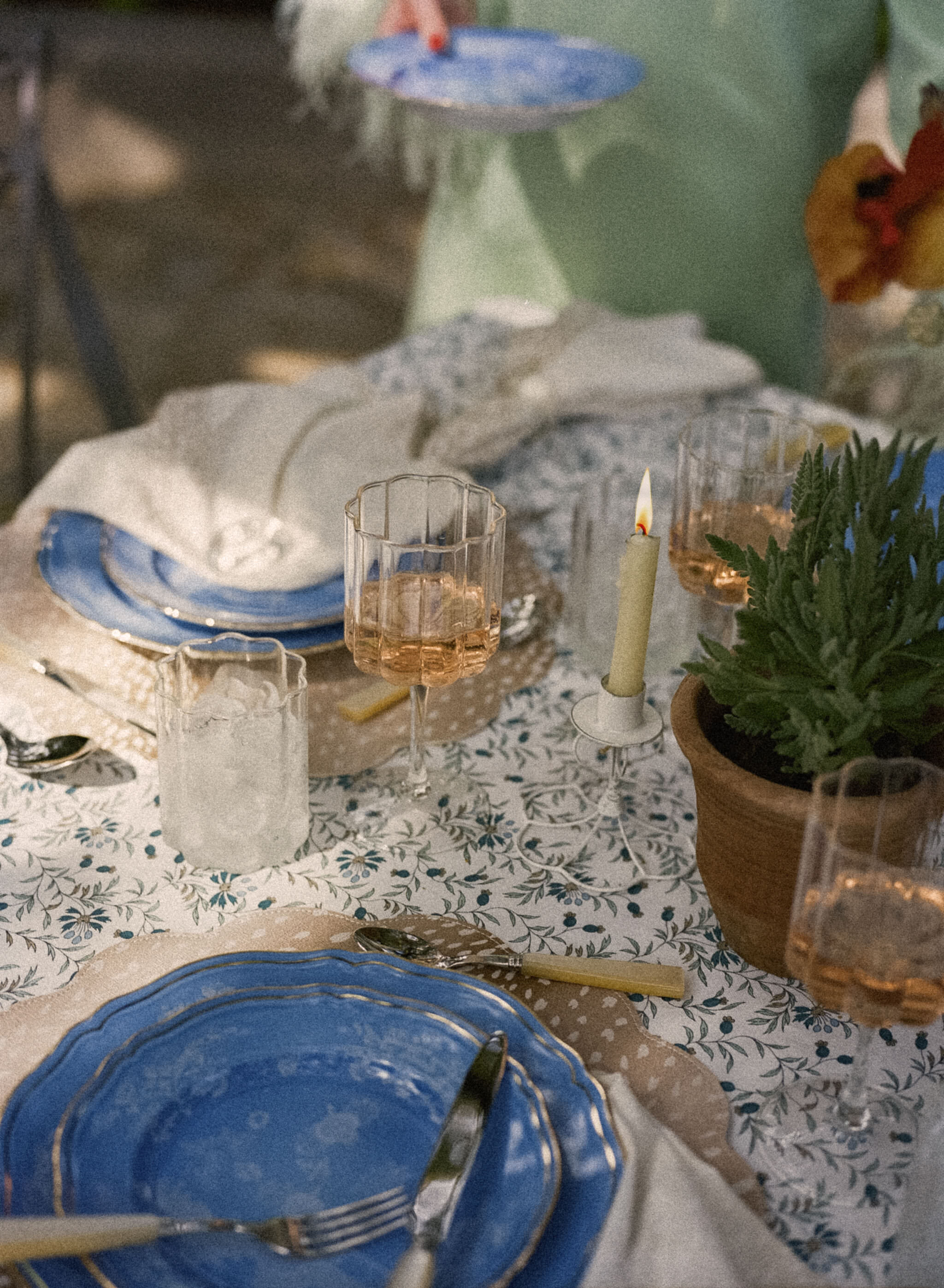 Oriente Italiano Pervinca Salad Plate-Beilave