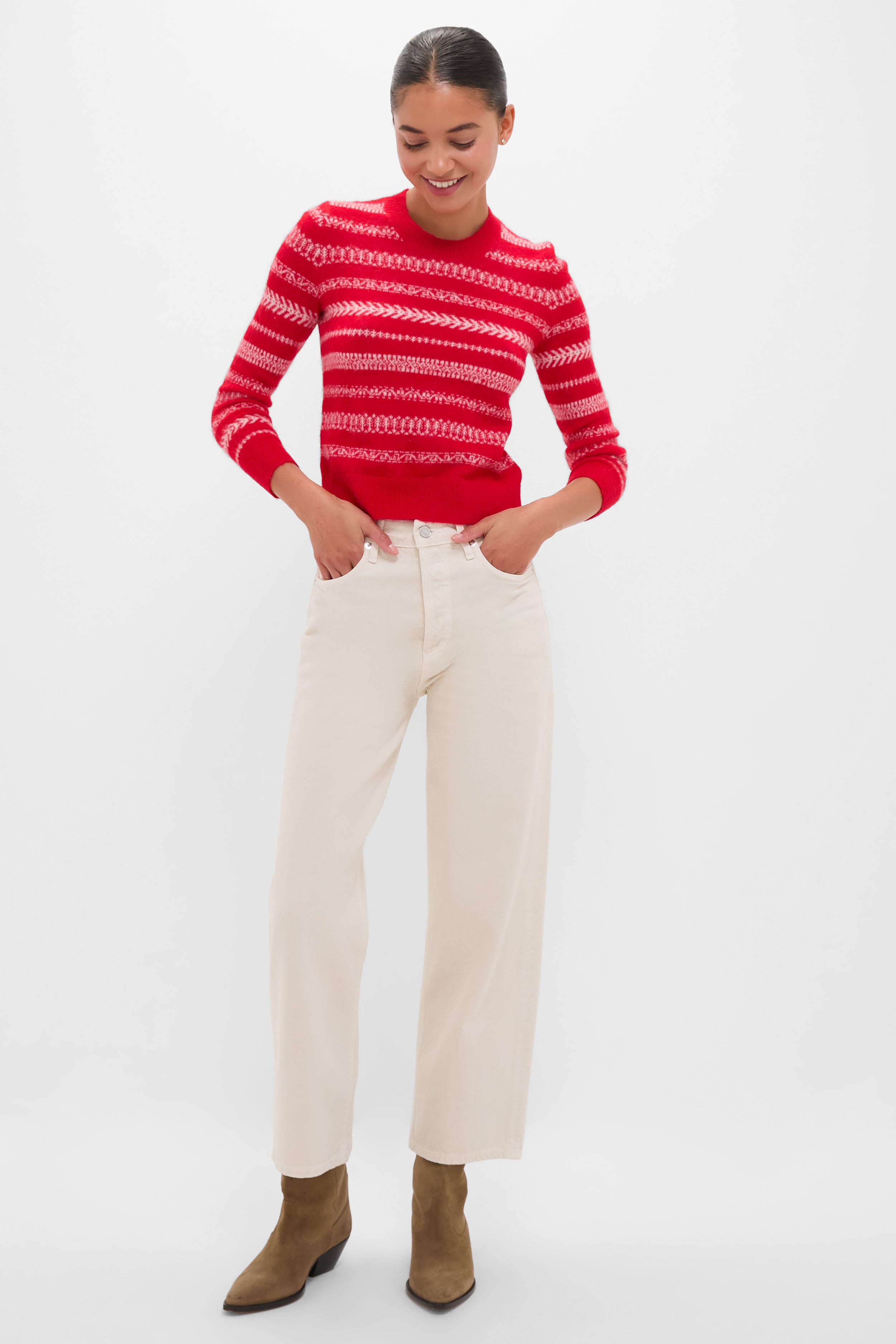 Red Amity Sweater-Beilave