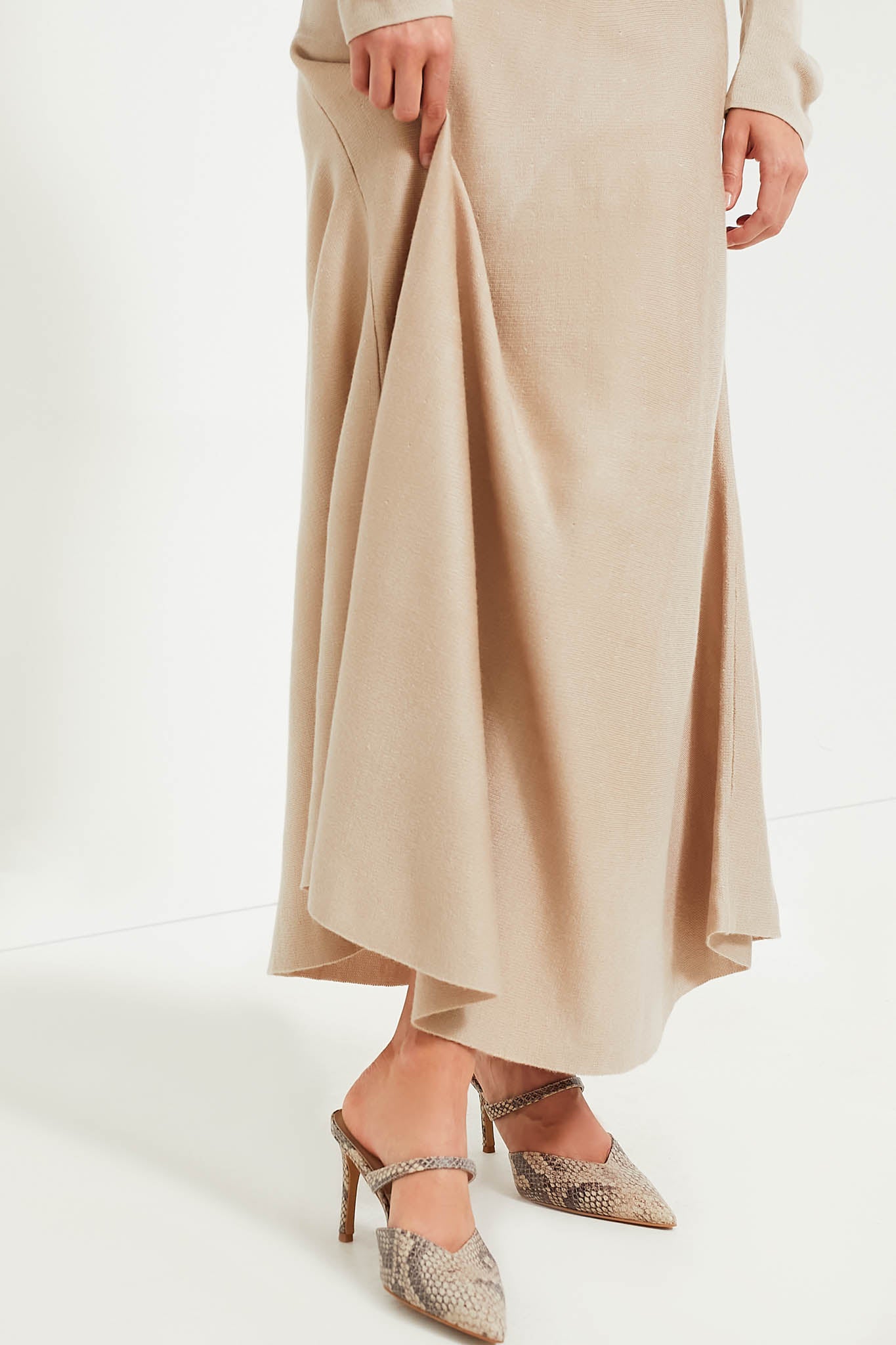 Tan Brielle Sweater Dress-Beilave