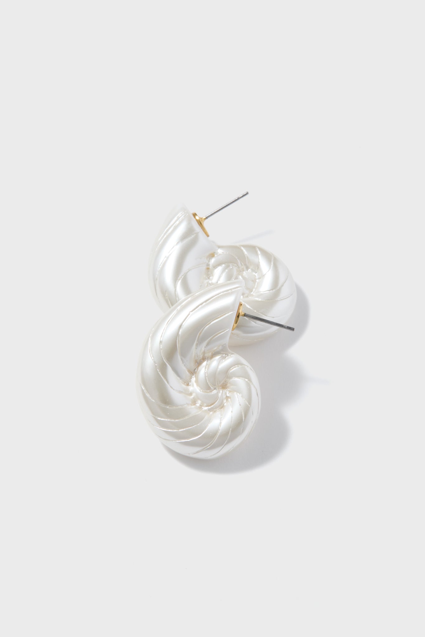 Pearl Nautilus Earrings-Beilave