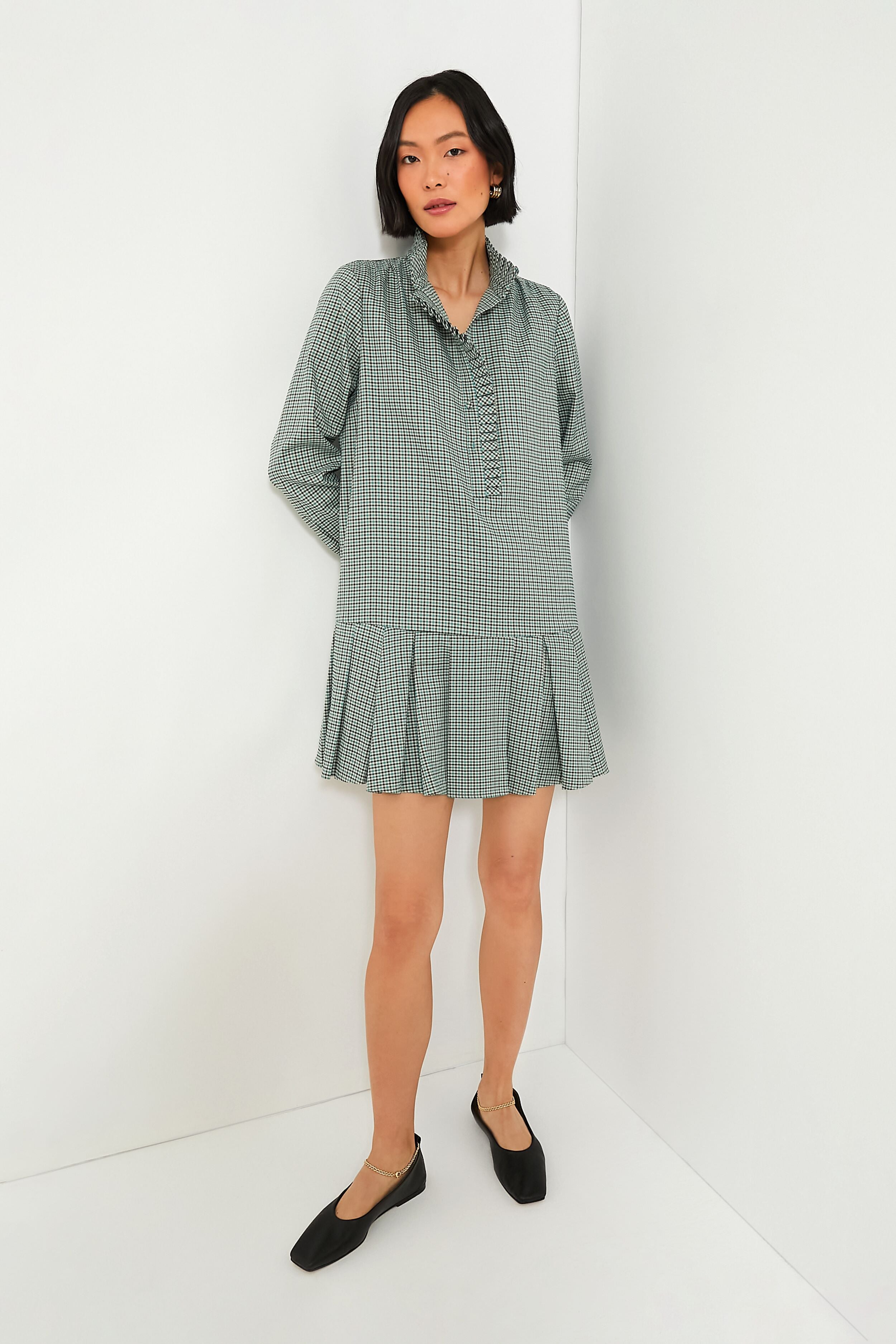 Palladian Check Tate Dress-Beilave