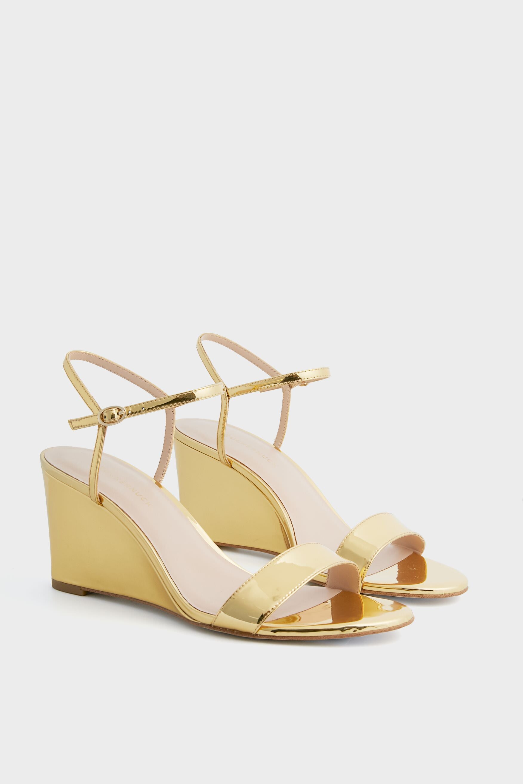 Gold Delphine Wedges-Beilave