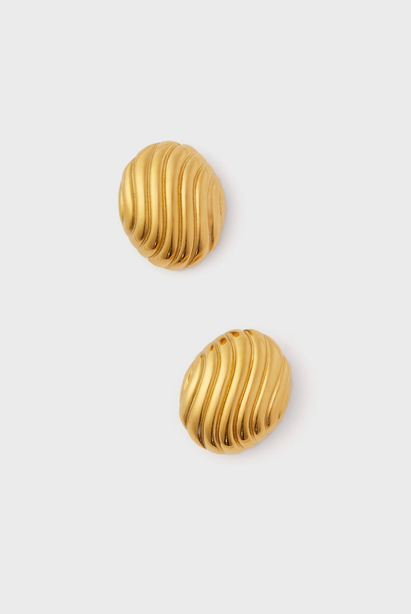 Gold Diana Earrings-Beilave