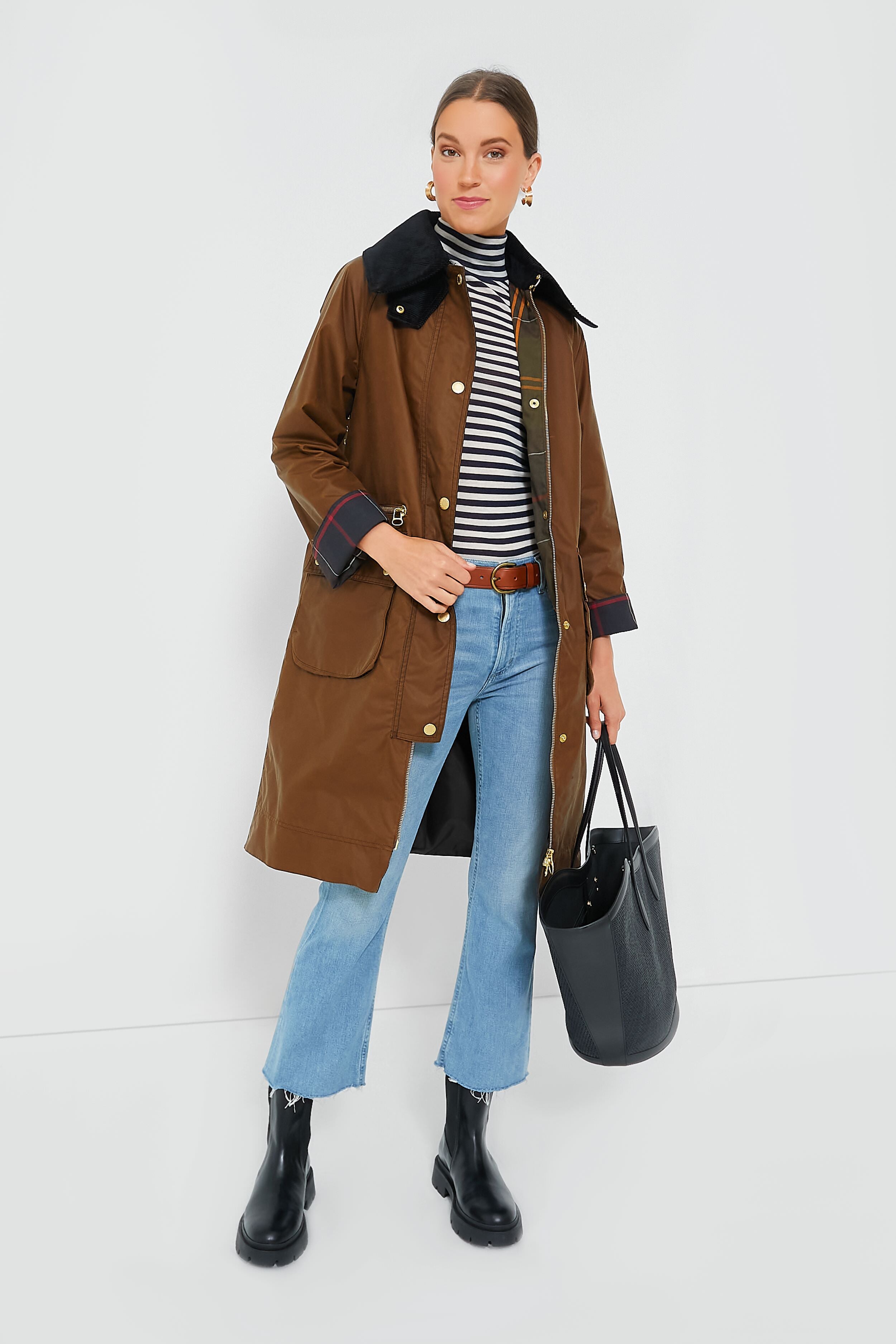 Tan Townfield Wax Jacket-Beilave