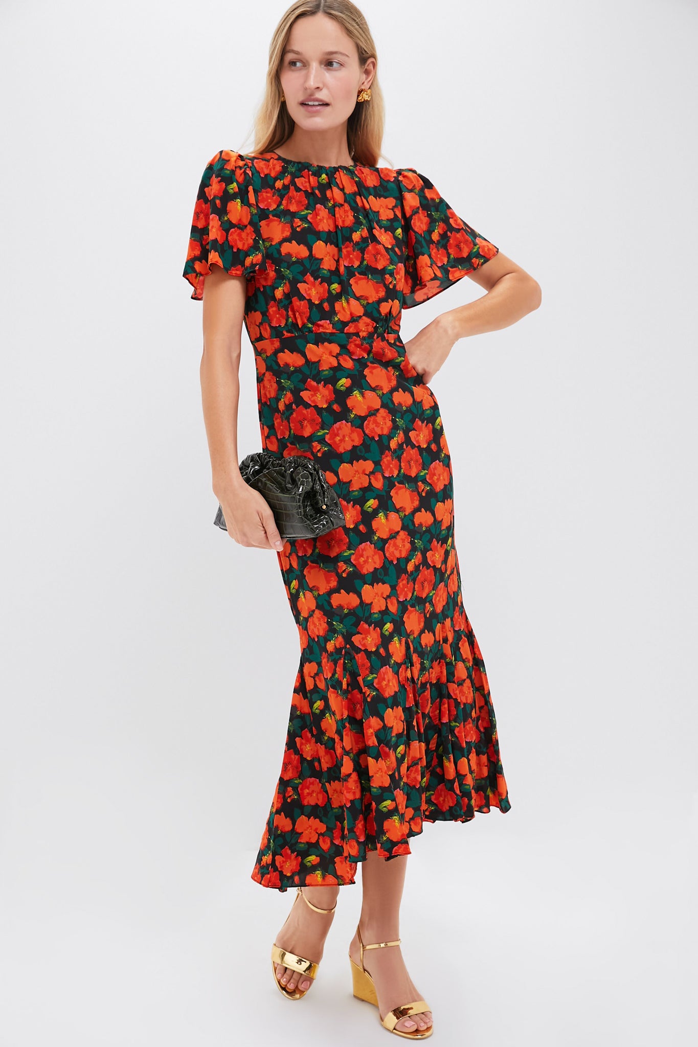 Gold Delphine Wedges-Beilave