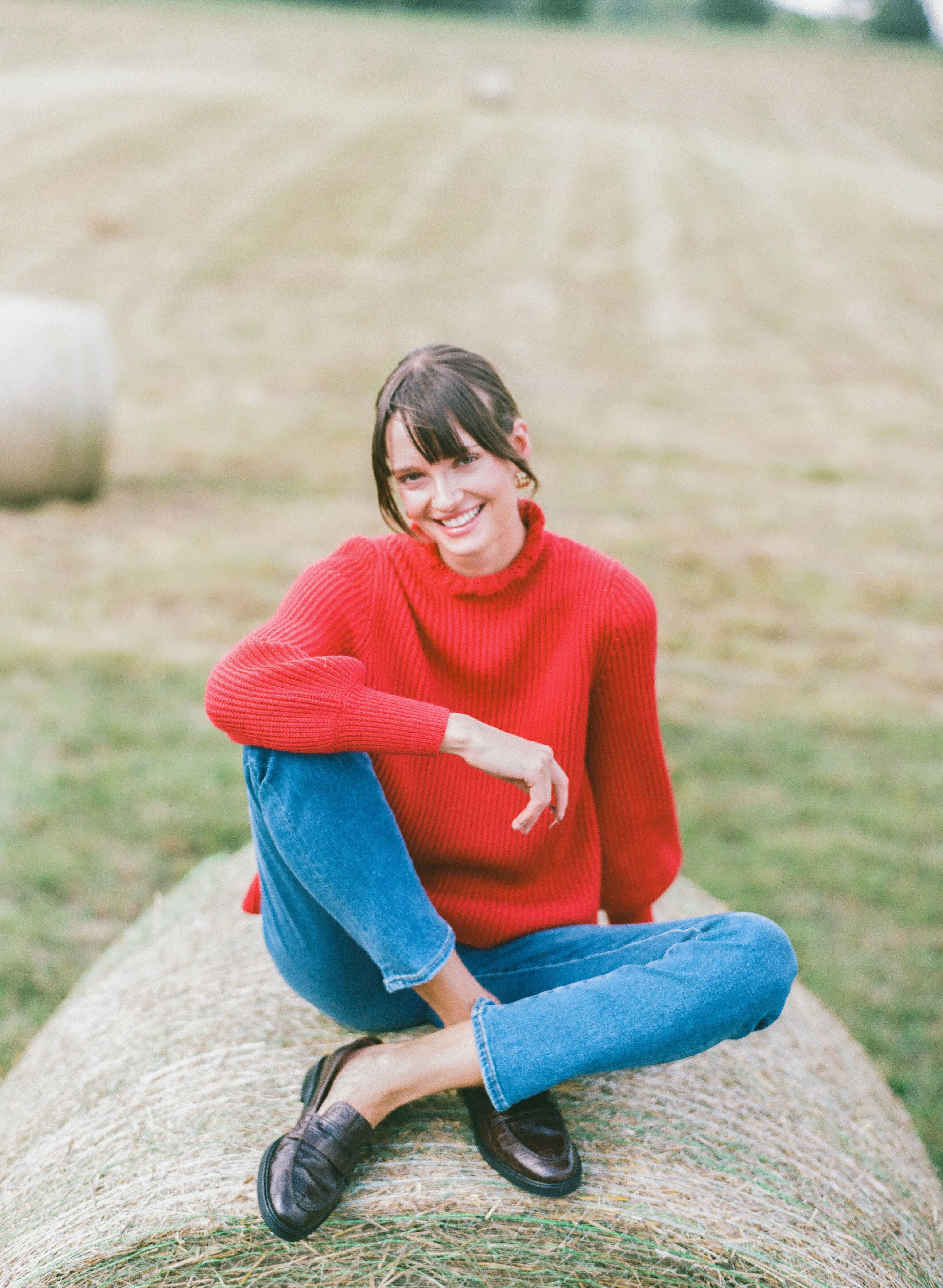 Brown Croc Leather Sara Loafers-Beilave