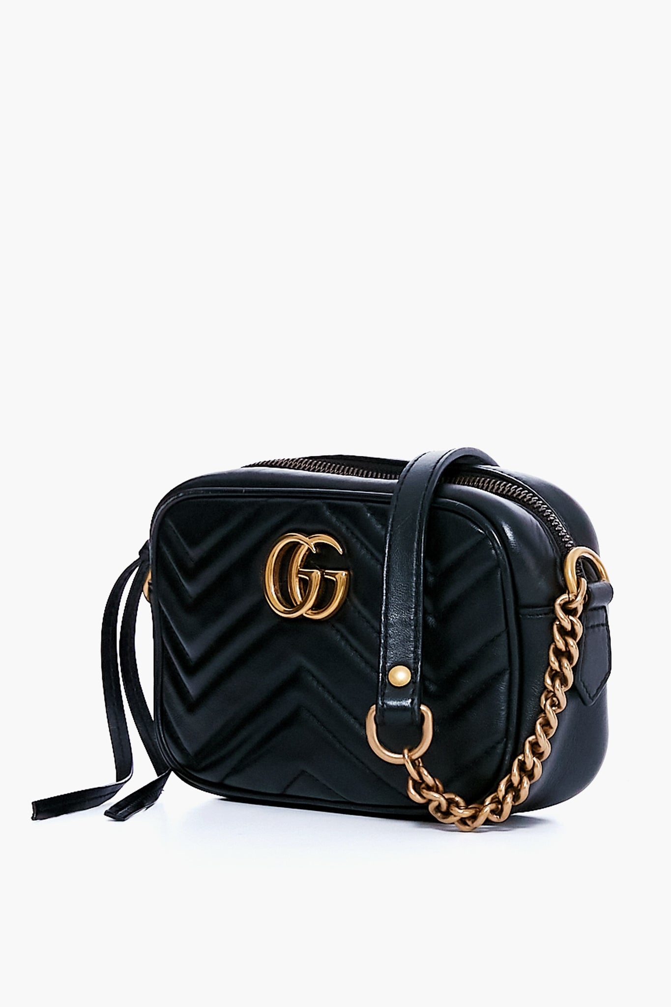 Gucci Black Mini Marmont Crossbody-Beilave