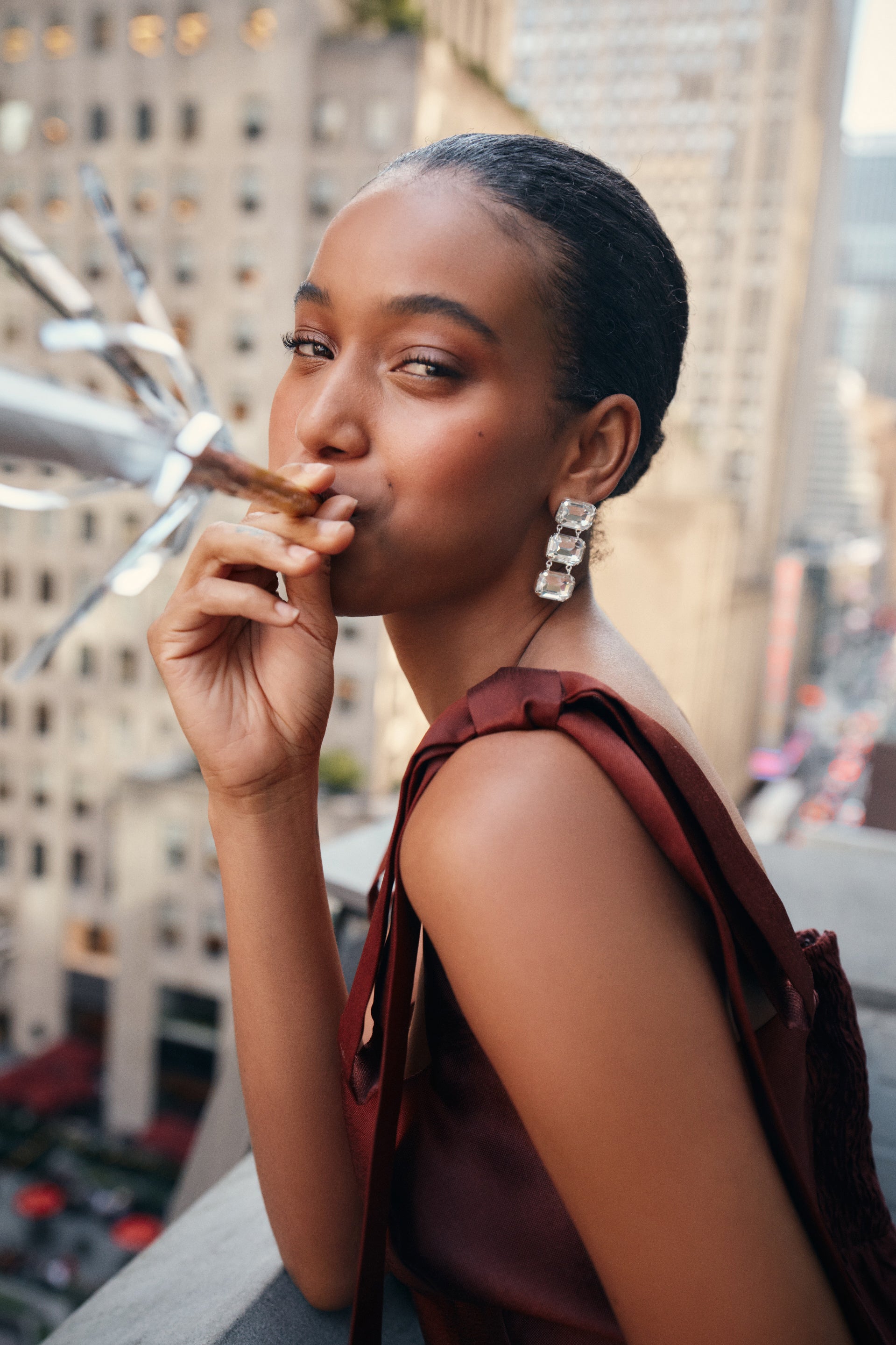 Crystal Pippa Earrings-Beilave