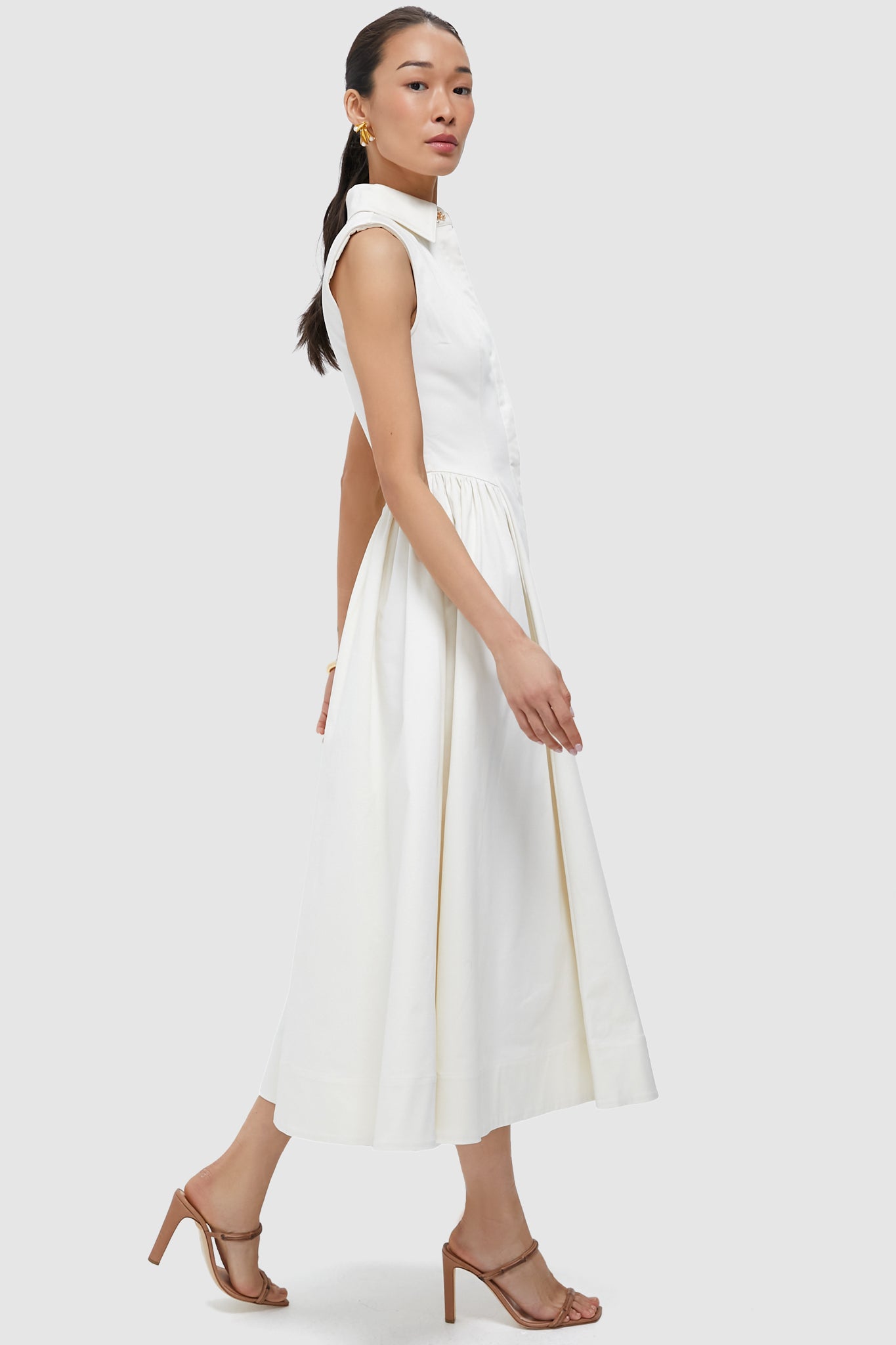 Parchment Chavela Dress-Beilave