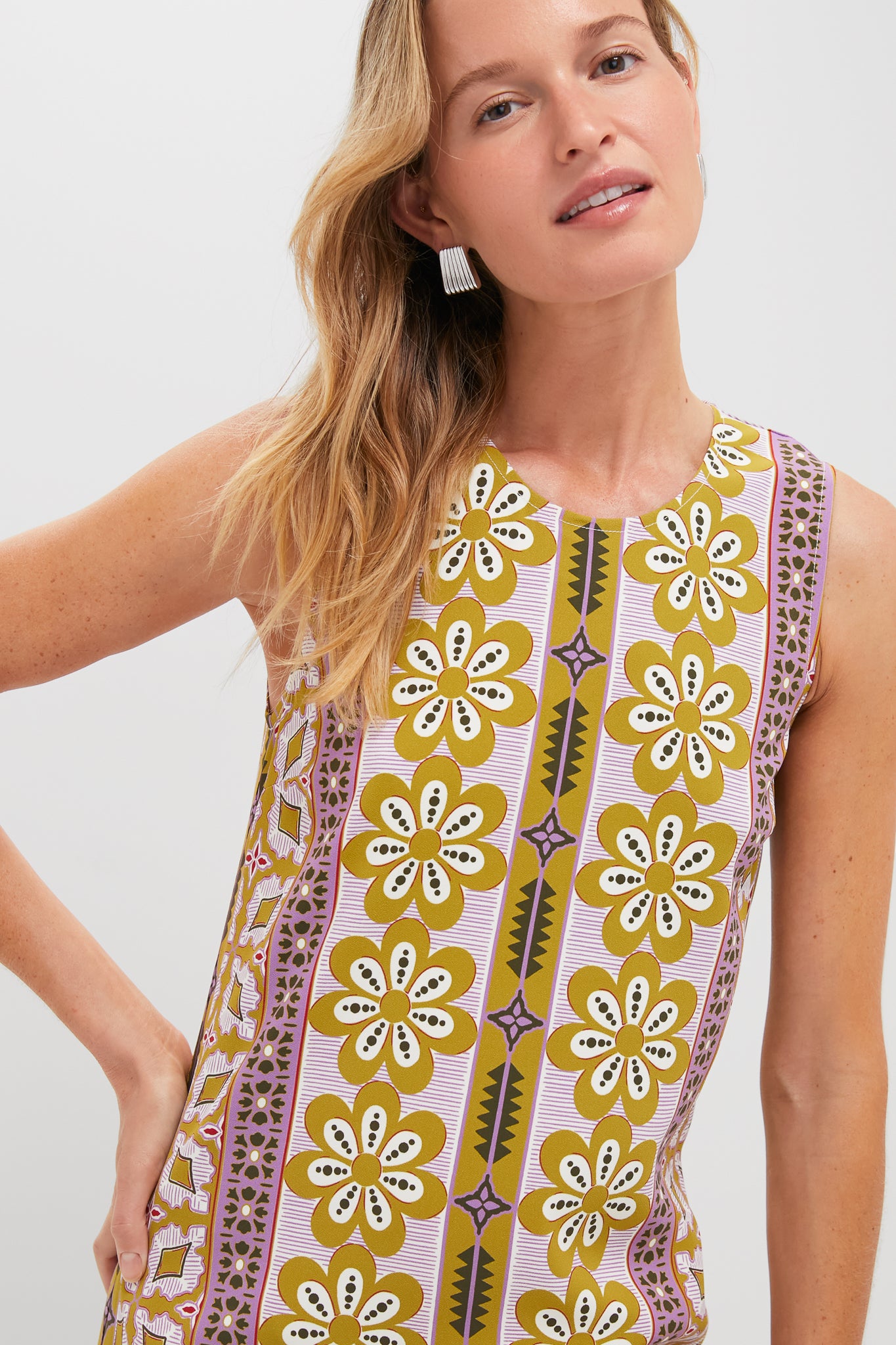 Pagoda Placee Stretch Tunic-Beilave