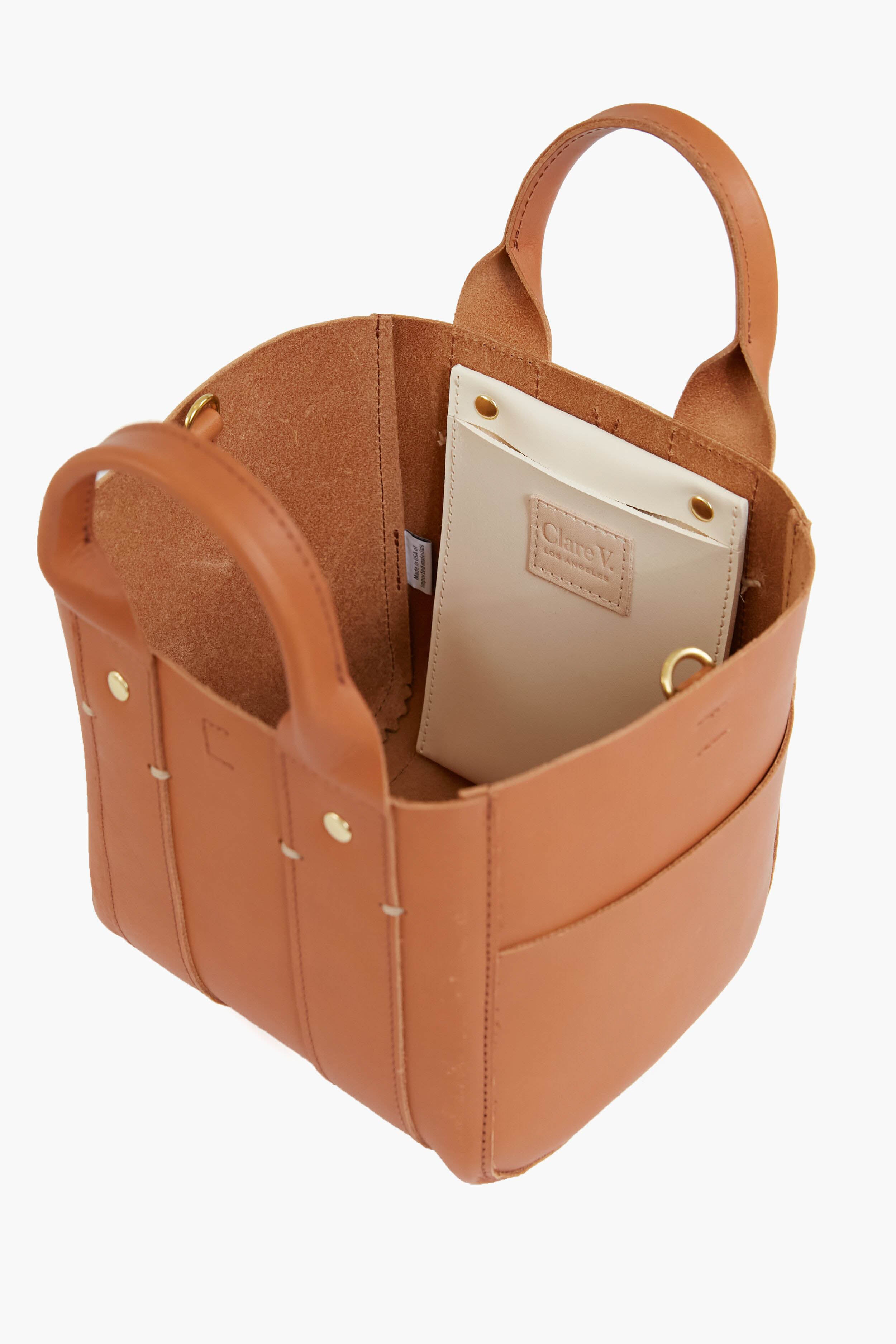 Cuoio Vachetta Petite Box Tote-Beilave