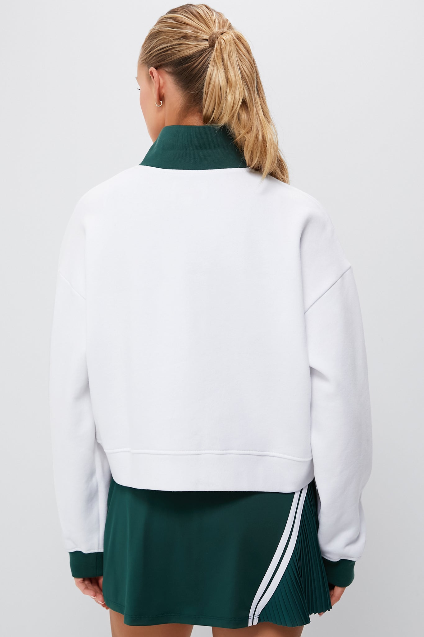 White Miles Collared Pullover-Beilave