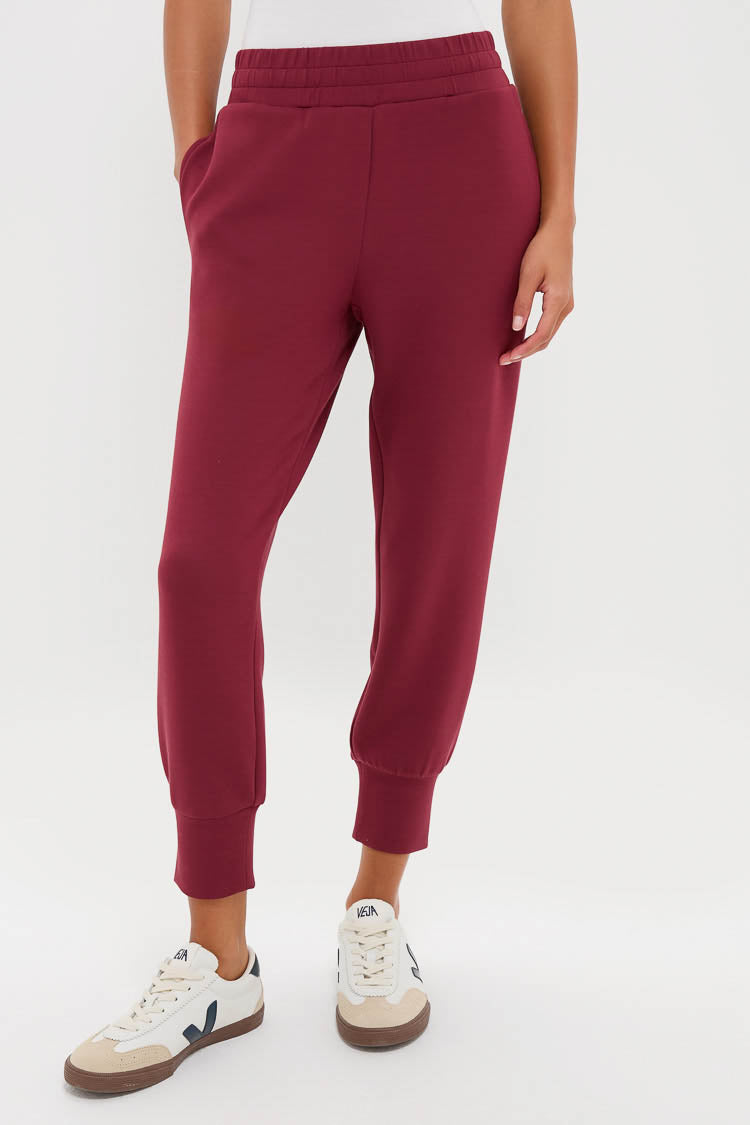 New Maroon The Slim Cuff Pant 25-Beilave