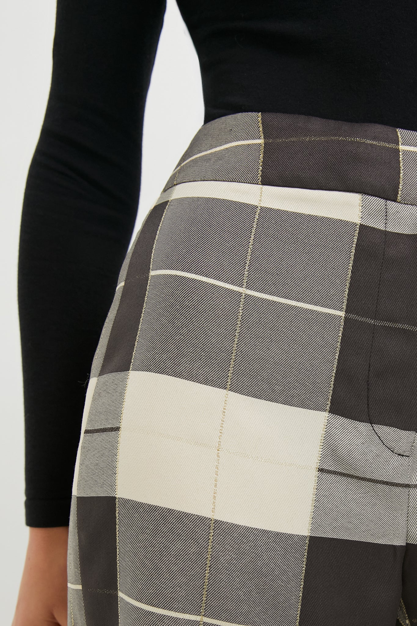 Champagne Problems Plaid Erin Pants-Beilave