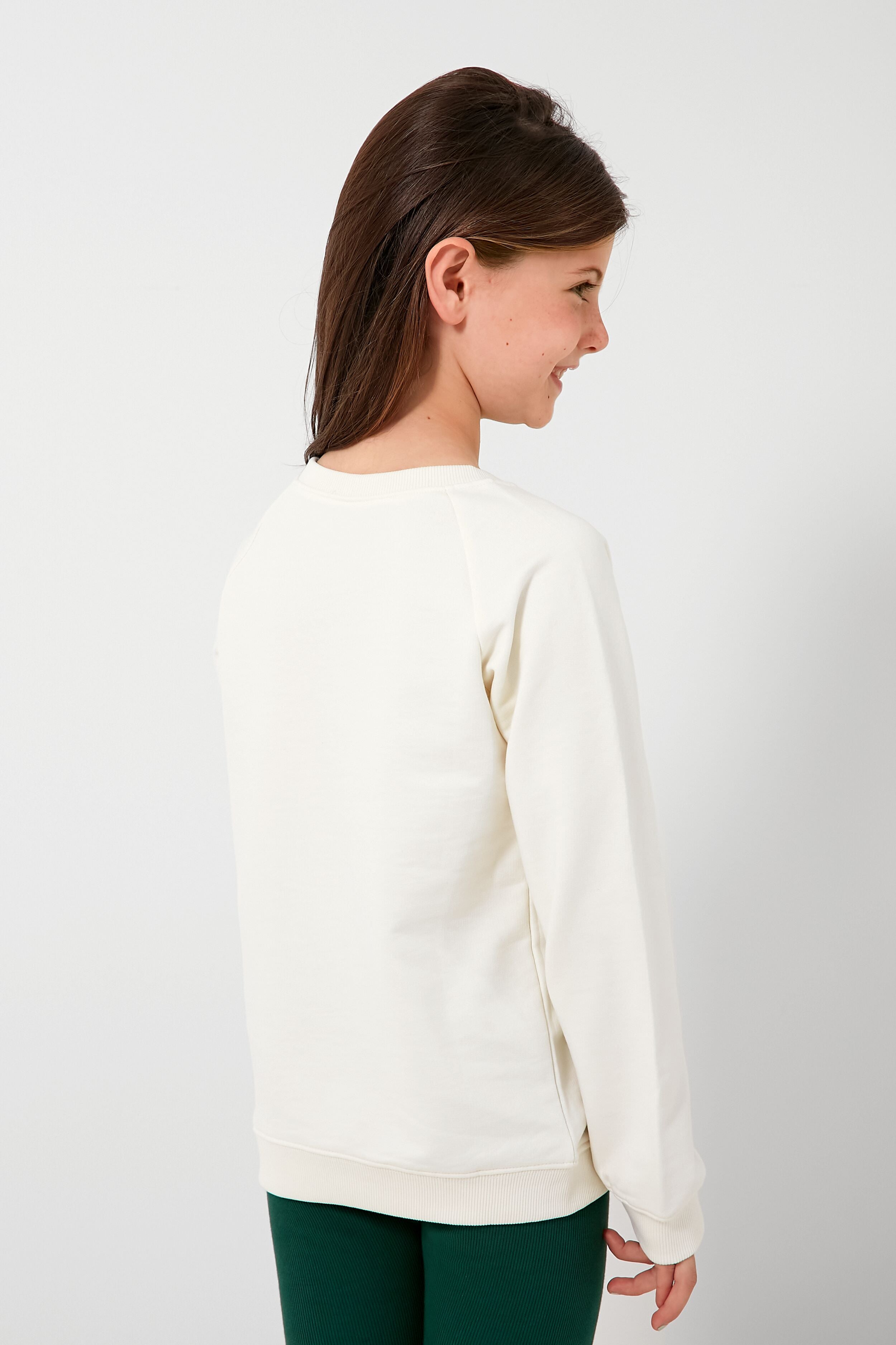 White Sweatshirt with Navy Tennis Rackets-Beilave