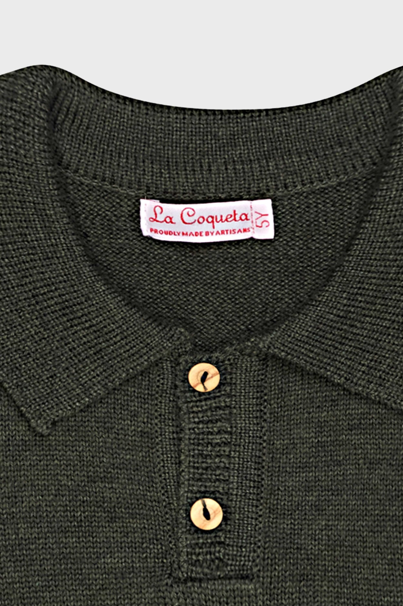 Green Brio Merino Wool Jumper-Beilave