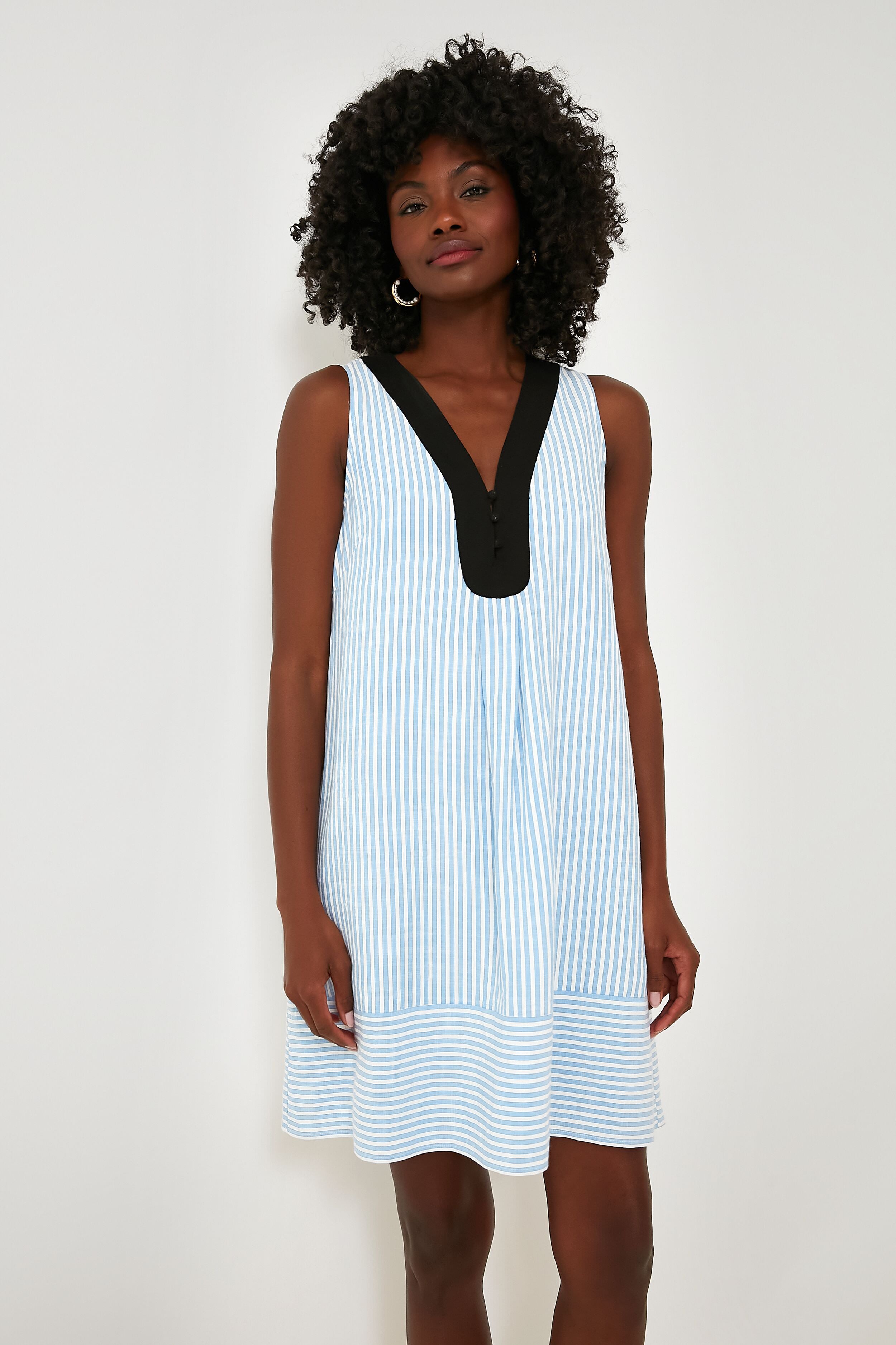 Blue Stripe Ronan Dress-Beilave